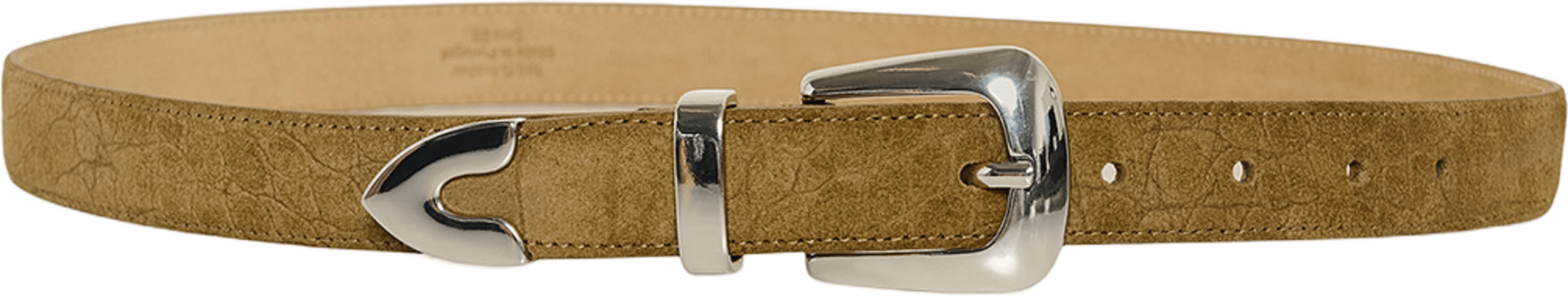 Suva S Croco Belt, från Gestuz, i färgen Ermine. Klicka för att öppna bilden i stort format