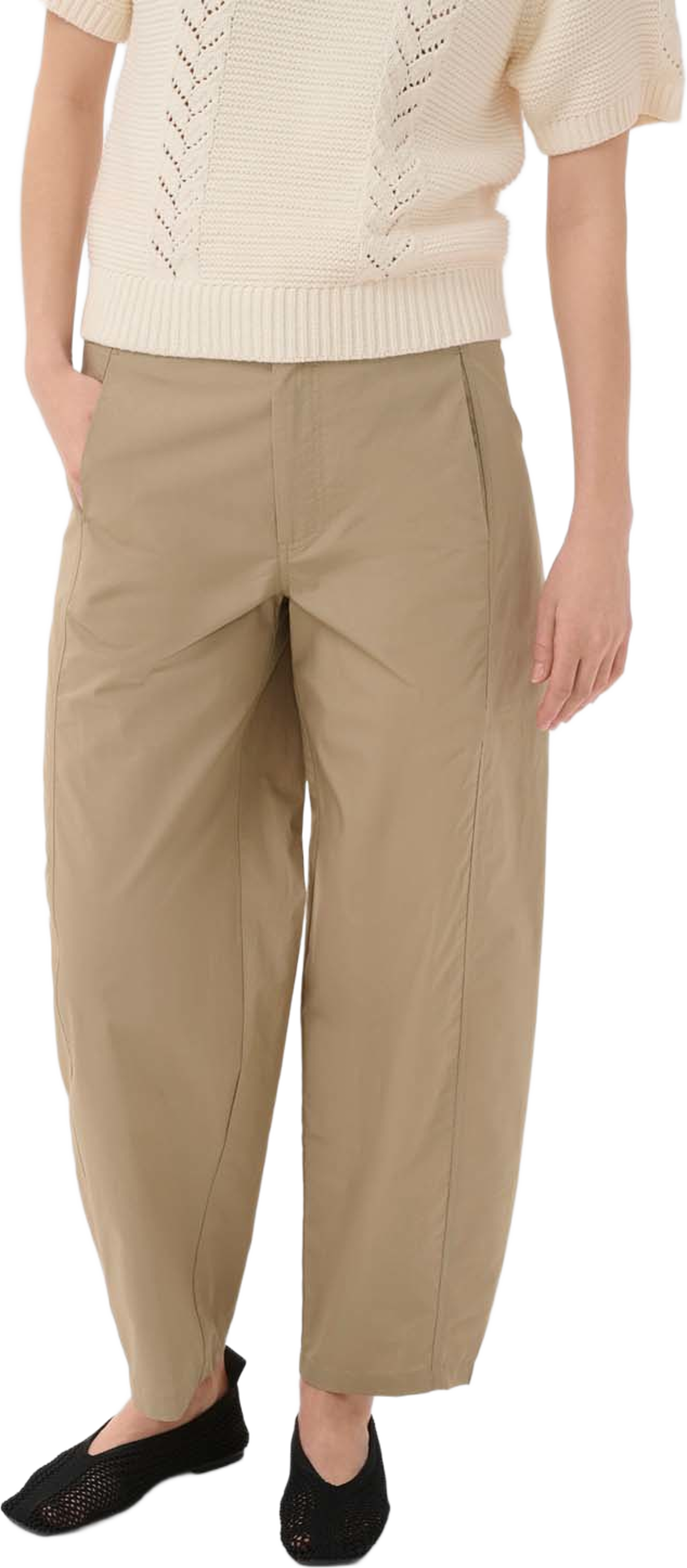 AtimasPW Pants, från Part Two, i färgen Silver Mink. Klicka för att öppna bilden i stort format