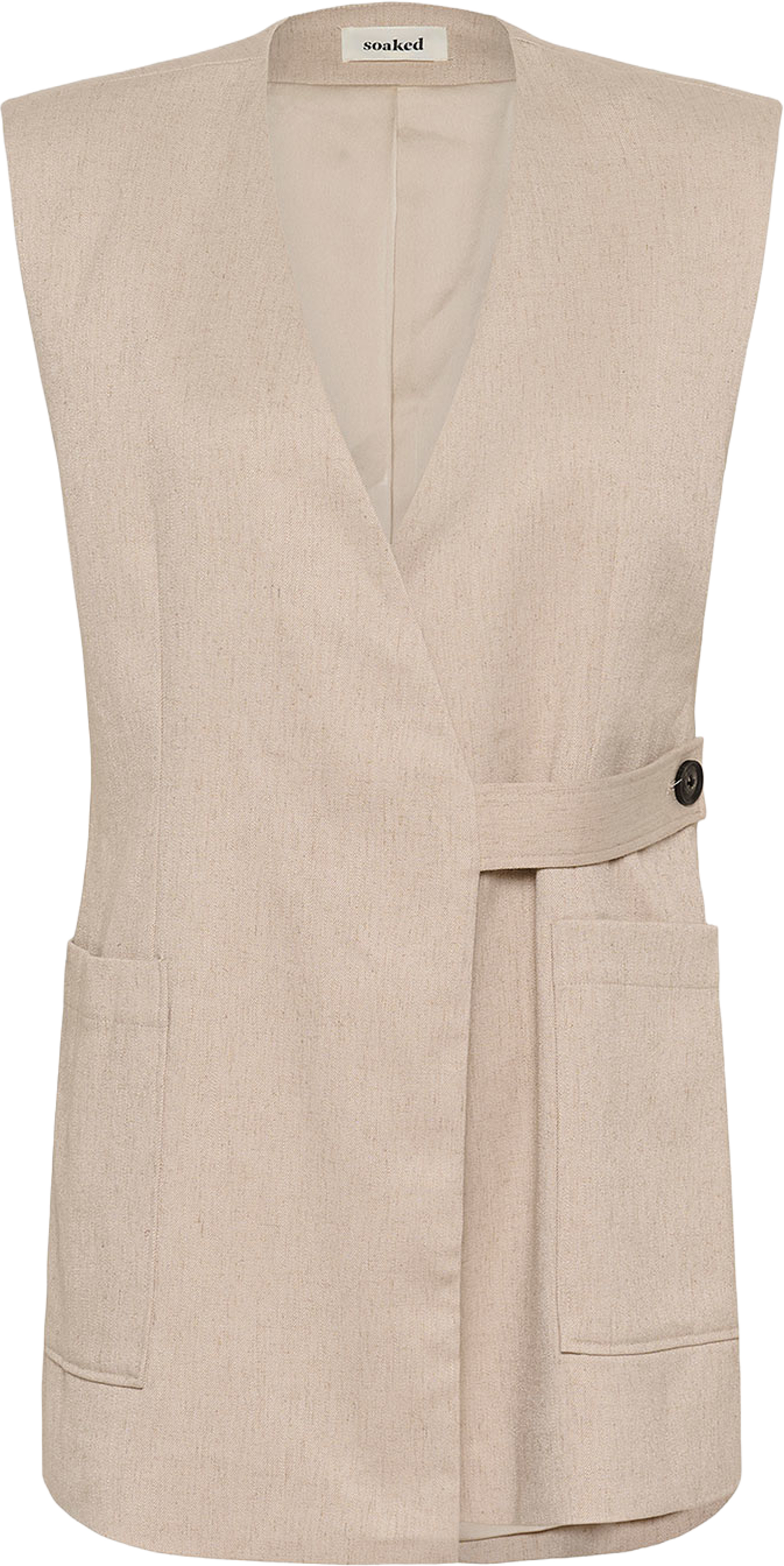 SLSofia Waistcoat, från Soaked In Luxury, i färgen White Pepper. Klicka för att öppna bilden i stort format