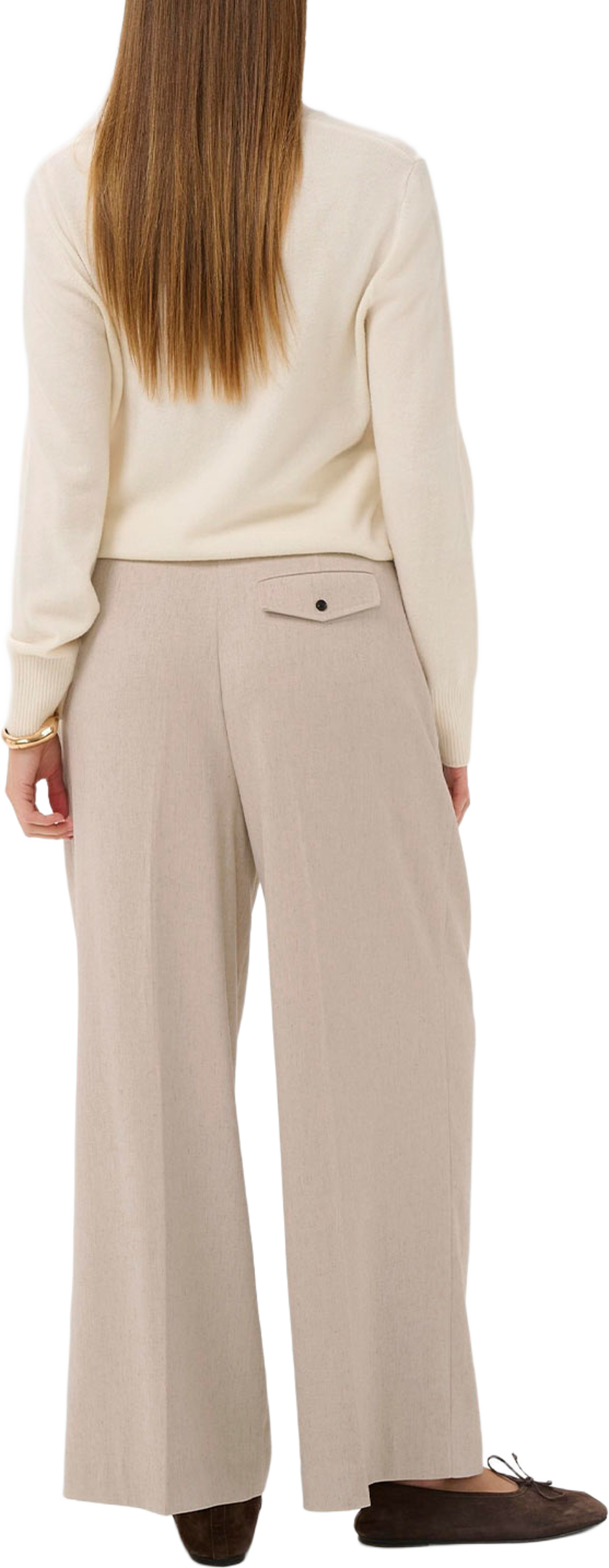 SLSofia Pants, från Soaked In Luxury, i färgen White Pepper. Klicka för att öppna bilden i stort format