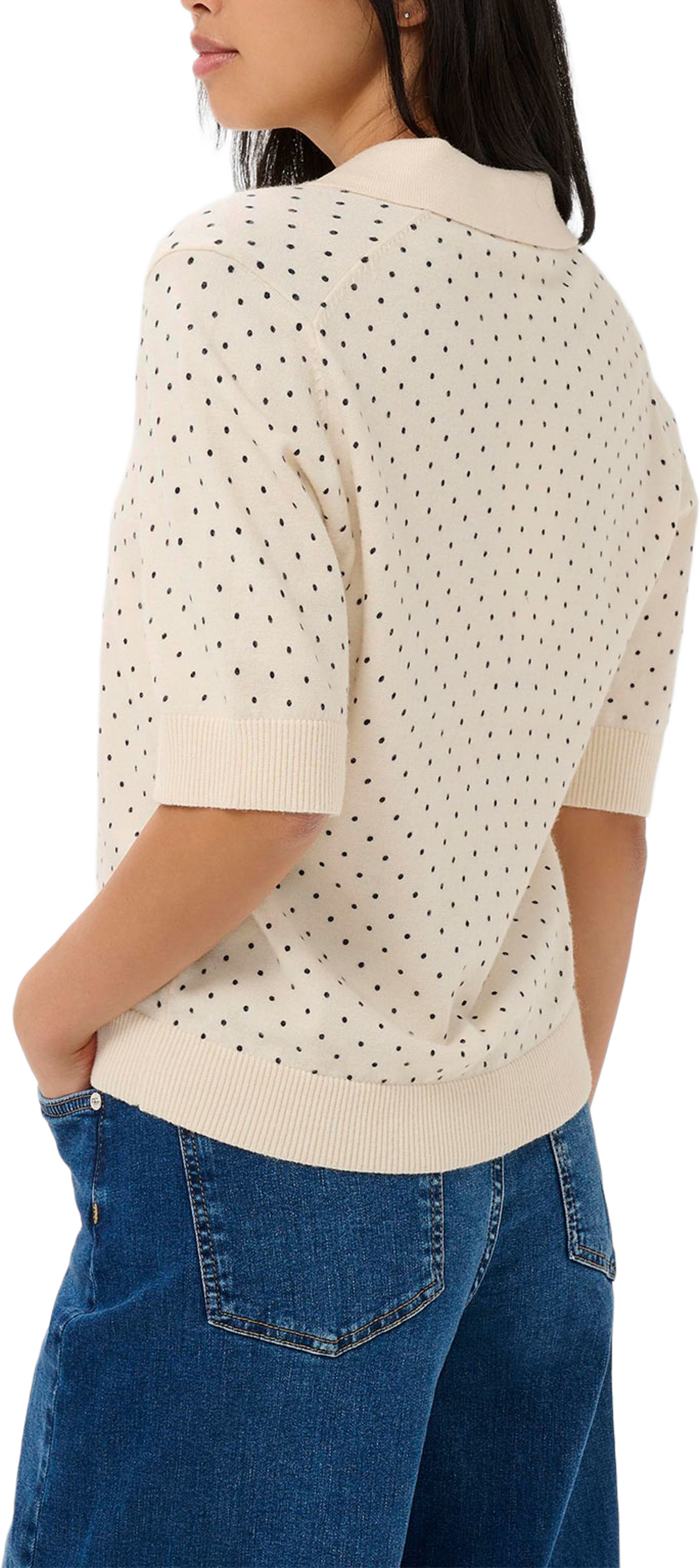 AnettiPW PU, från Part Two, i färgen Dark Navy Dot Print. Klicka för att öppna bilden i stort format