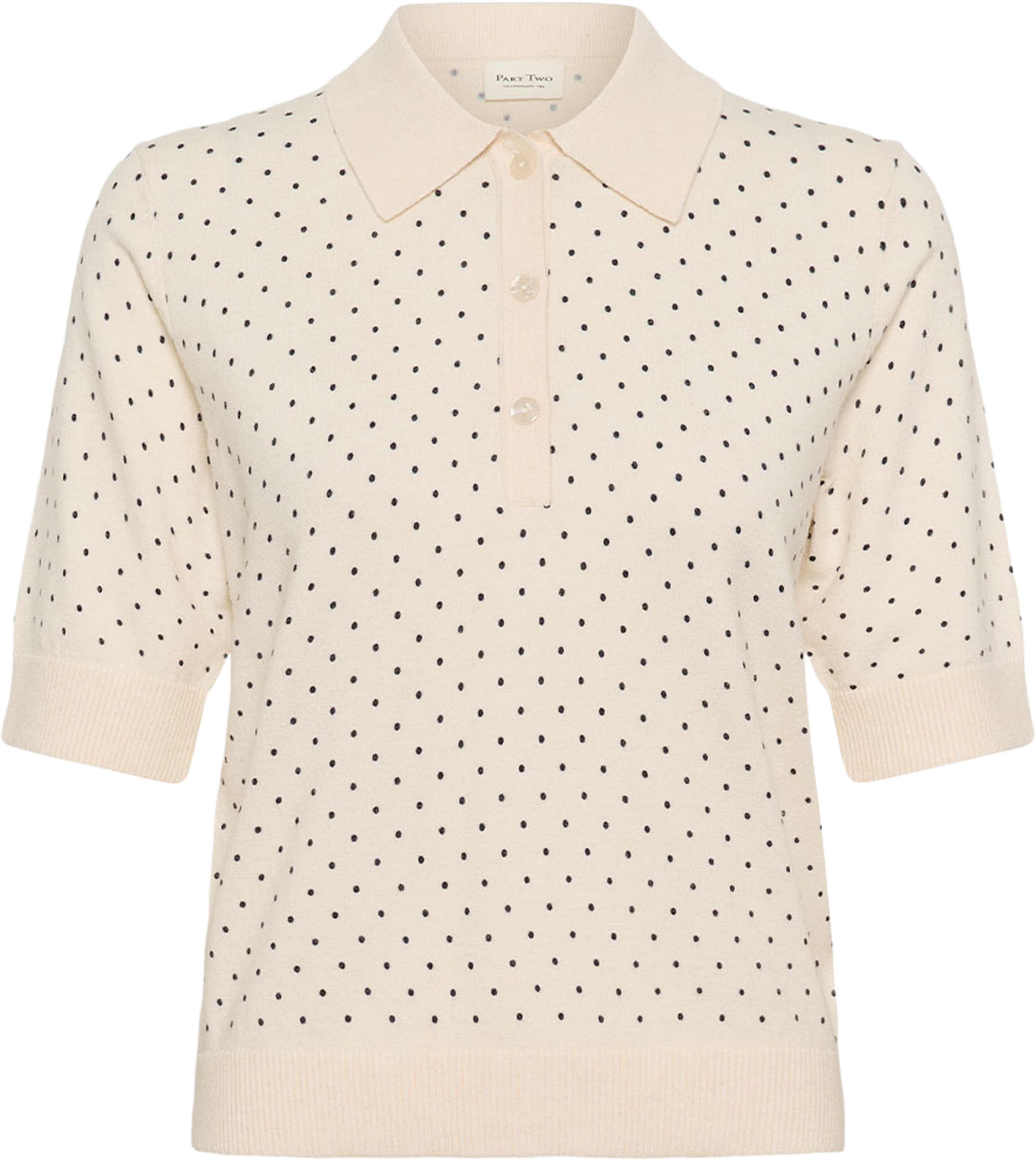 AnettiPW PU, från Part Two, i färgen Dark Navy Dot Print. Klicka för att öppna bilden i stort format