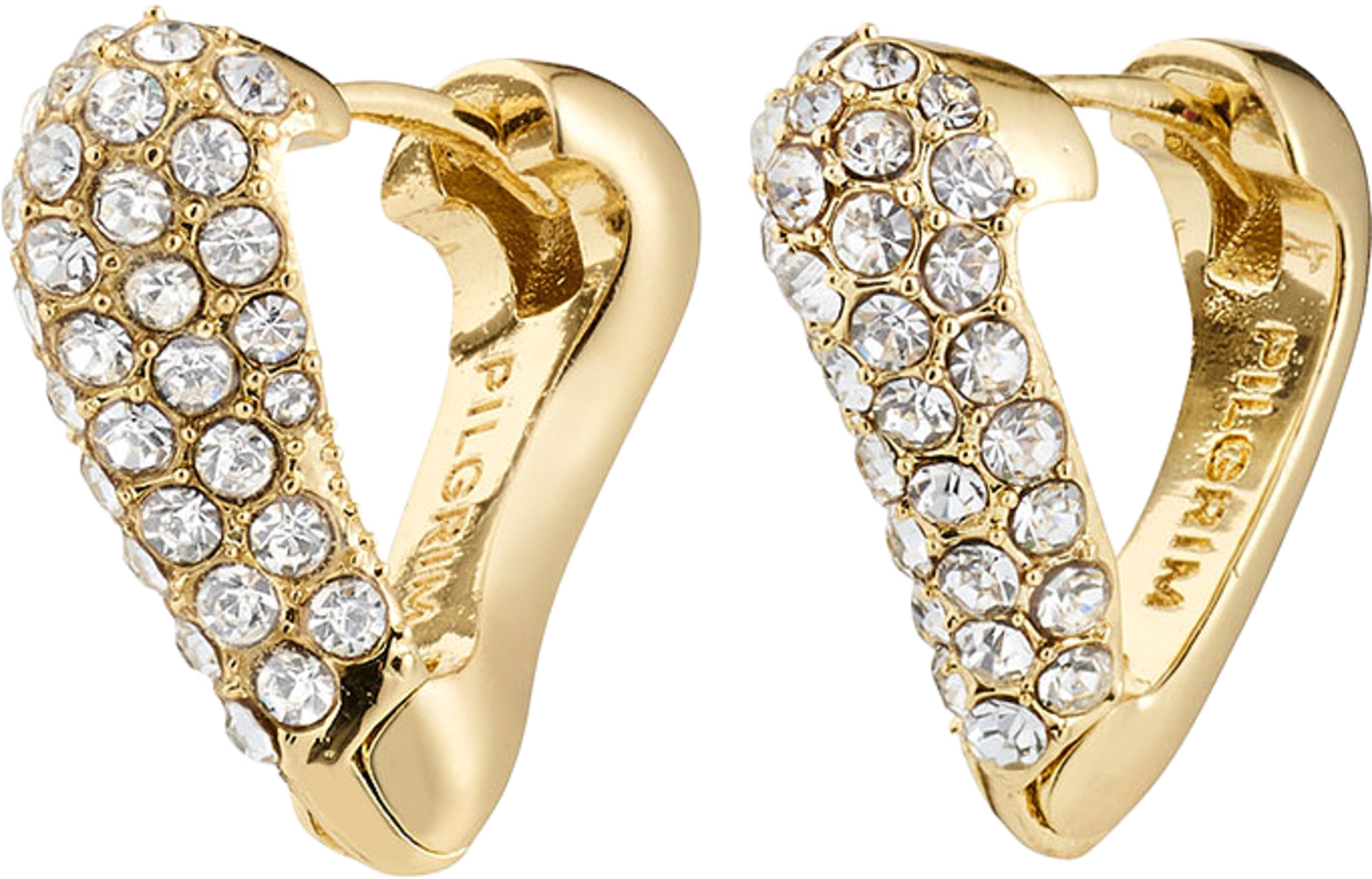 SOUL earrings gold-plated, från Pilgrim, i färgen Gold Plated. Klicka för att öppna bilden i stort format