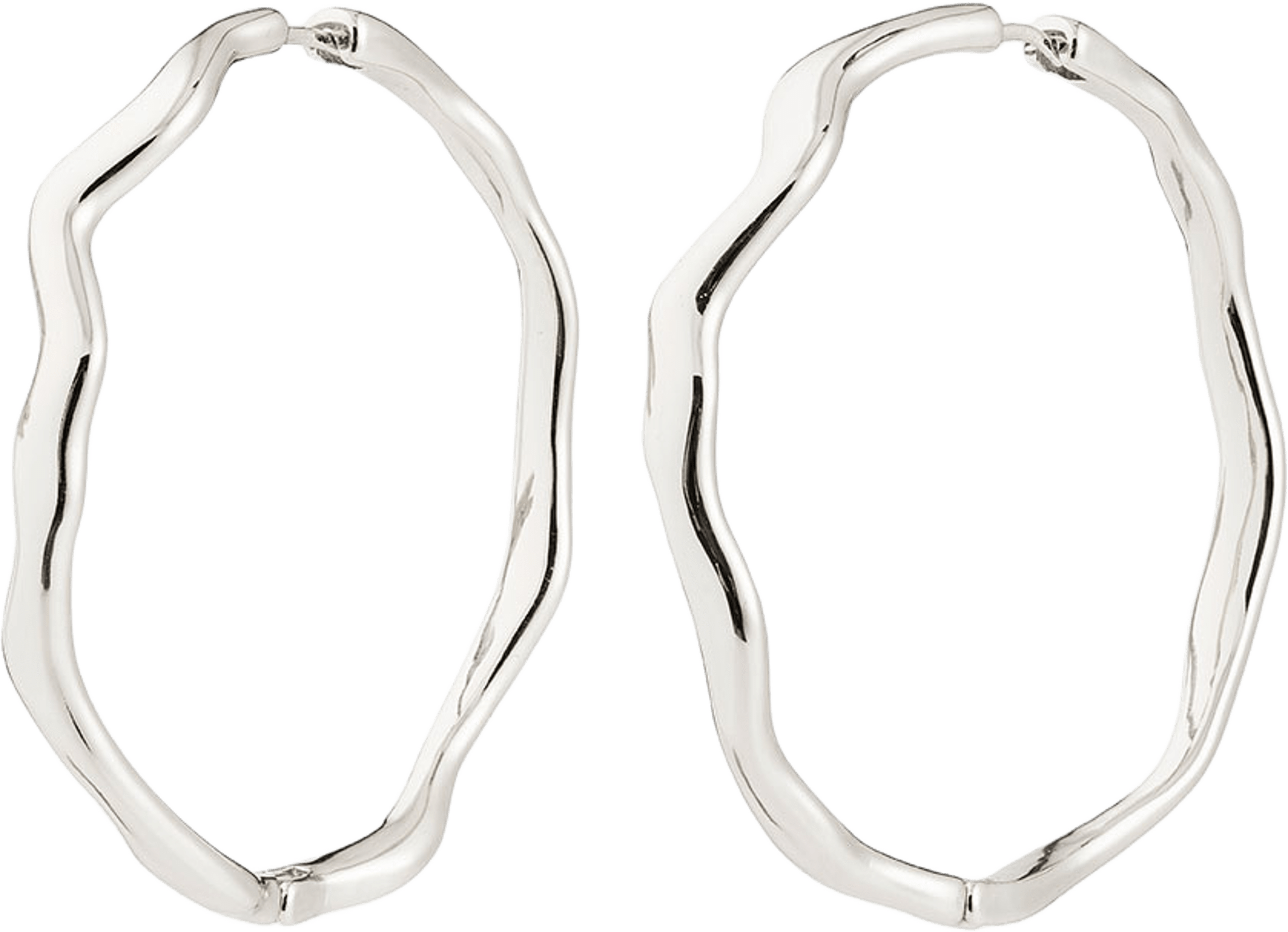 LARKIN earrings silver-plated, från Pilgrim, i färgen Silver Plated. Klicka för att öppna bilden i stort format