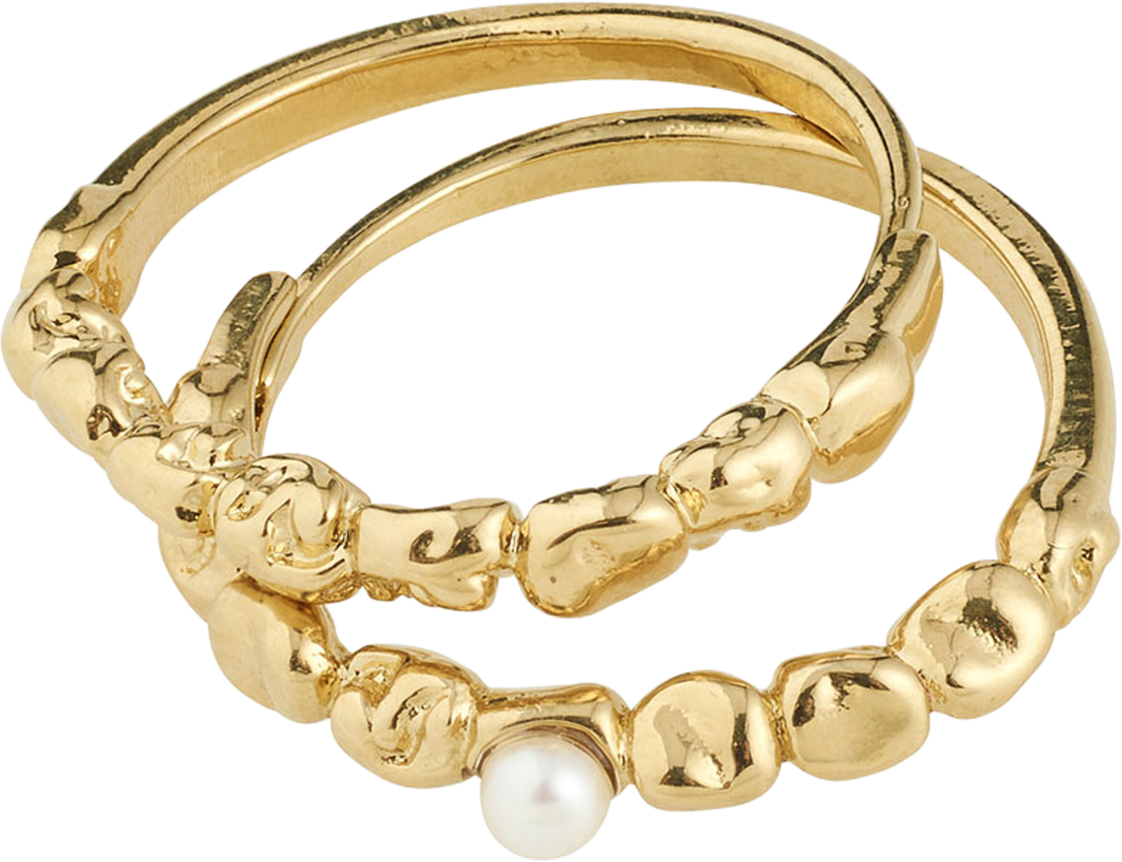 SHIFT ring gold-plated, från Pilgrim, i färgen Gold Plated. Klicka för att öppna bilden i stort format