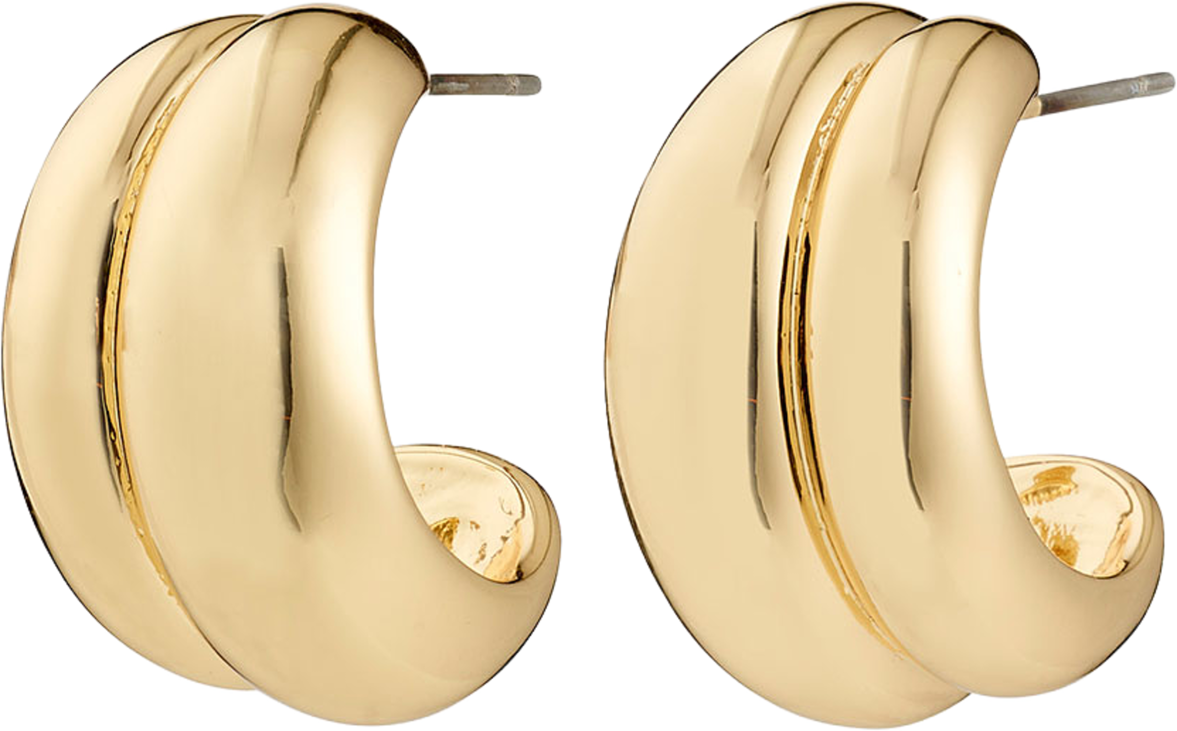 MIKO earrings gold-plated, från Pilgrim, i färgen Gold Plated. Klicka för att öppna bilden i stort format
