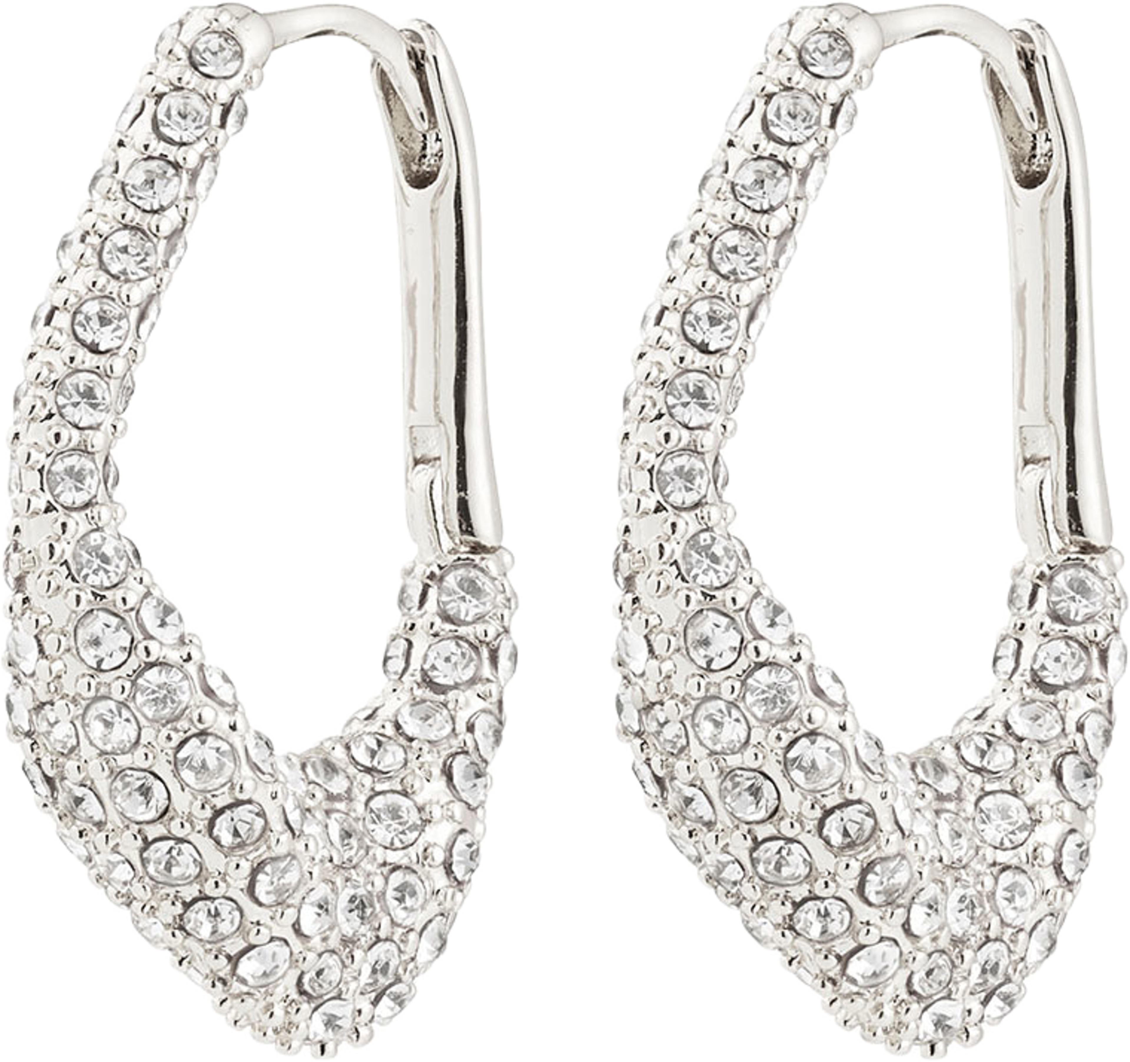 FENIX earrings silver-plated, från Pilgrim, i färgen Silver Plated. Klicka för att öppna bilden i stort format