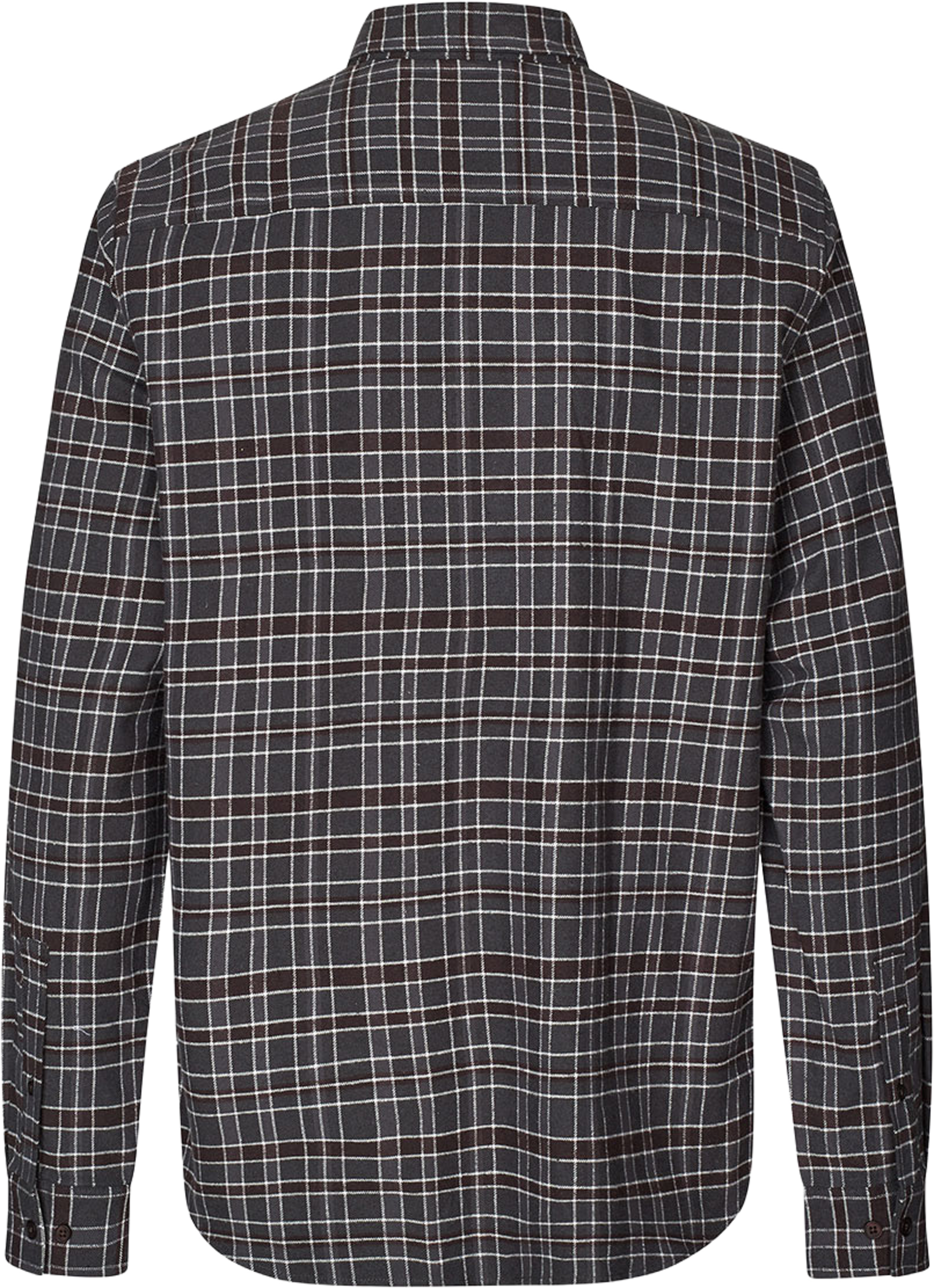 Saryan J Shirt 15501, från SAMSOE SAMSOE, i färgen Grey Brown Ch. Klicka för att öppna bilden i stort format