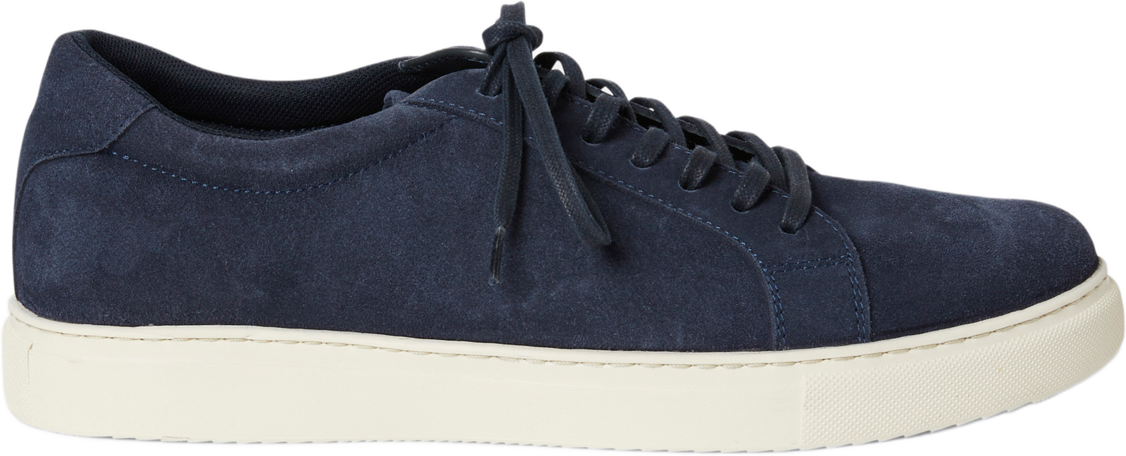 Sneakers i mocka, från NORVIE, i färgen Navy. Klicka för att öppna bilden i stort format