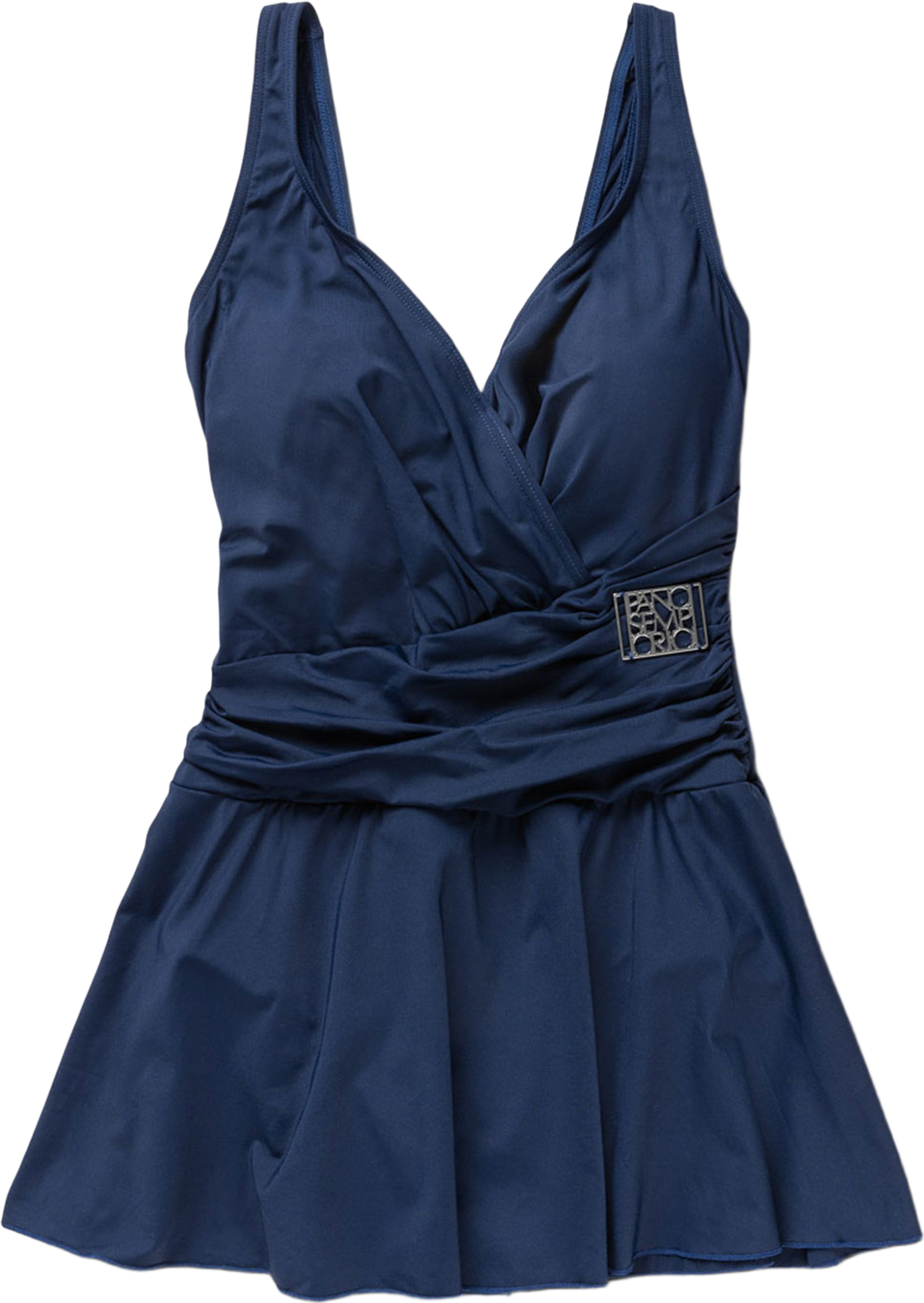 Basic Venezia Solid Swimsuit, från Panos Emporio, i färgen Navy. Klicka för att öppna bilden i stort format