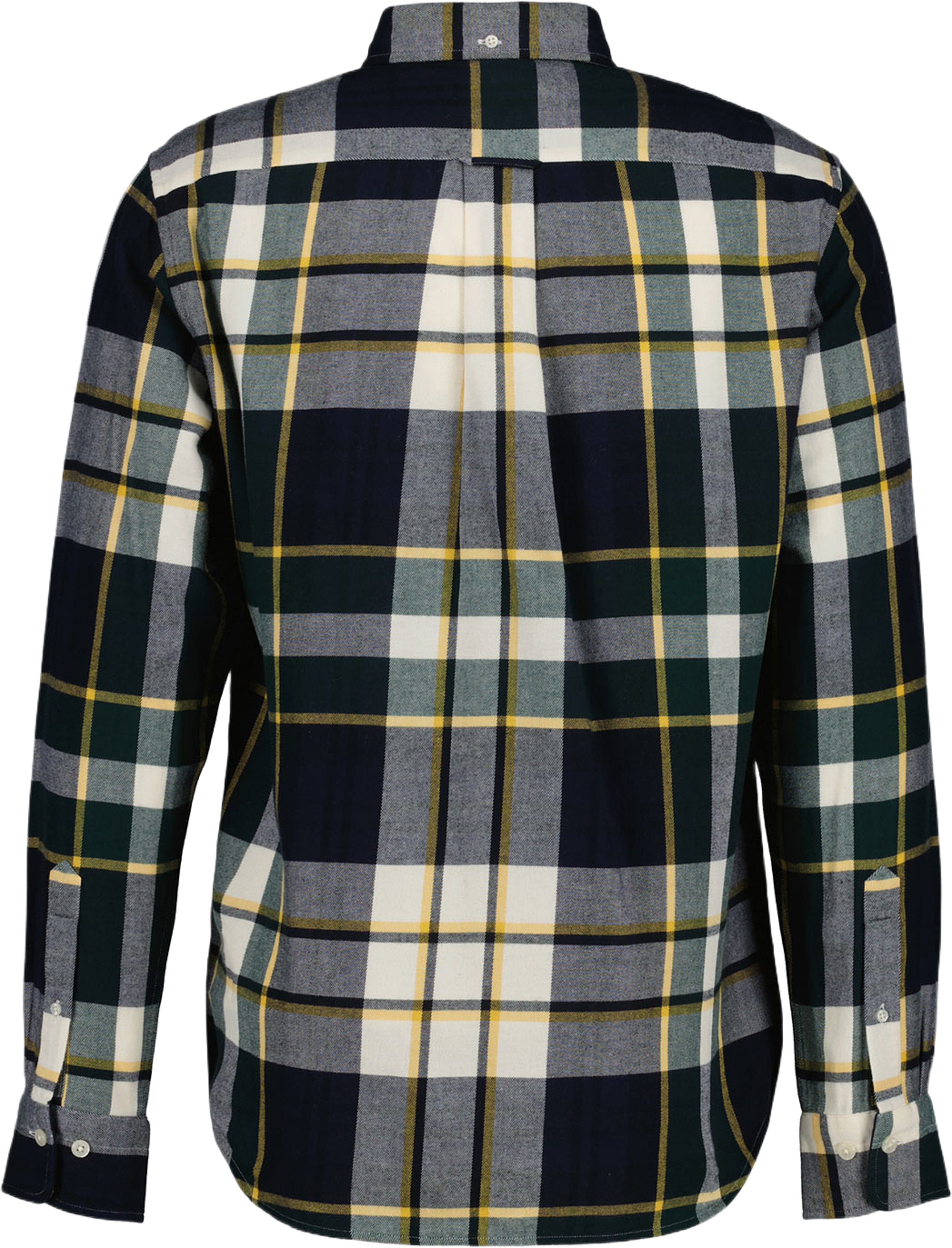 Regular fit Rutig flannelskjorta, från GANT, i färgen Tartan Green. Klicka för att öppna bilden i stort format