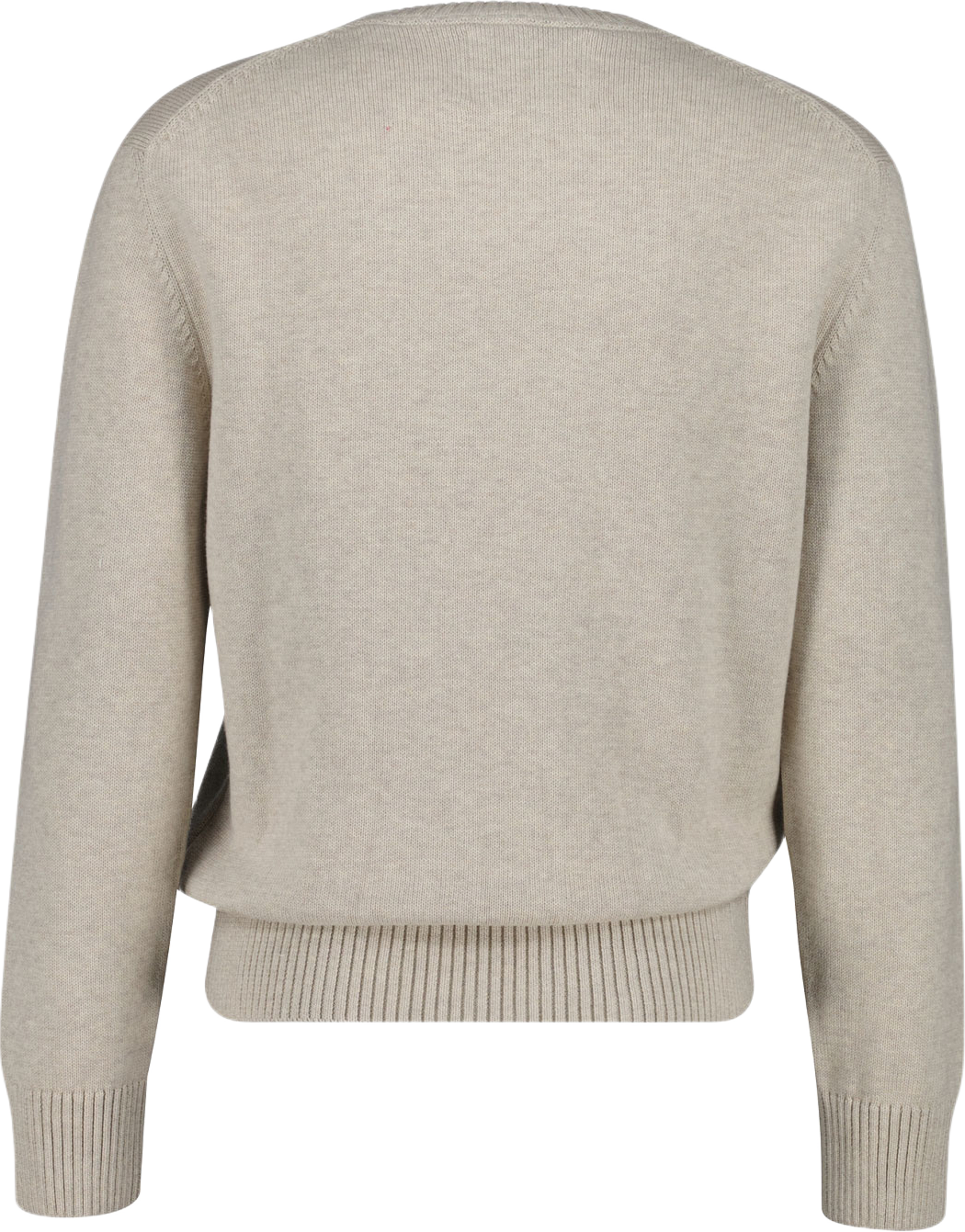 Embroidered Graphic Crew Neck Sweater, från GANT, i färgen Seed Melange. Klicka för att öppna bilden i stort format