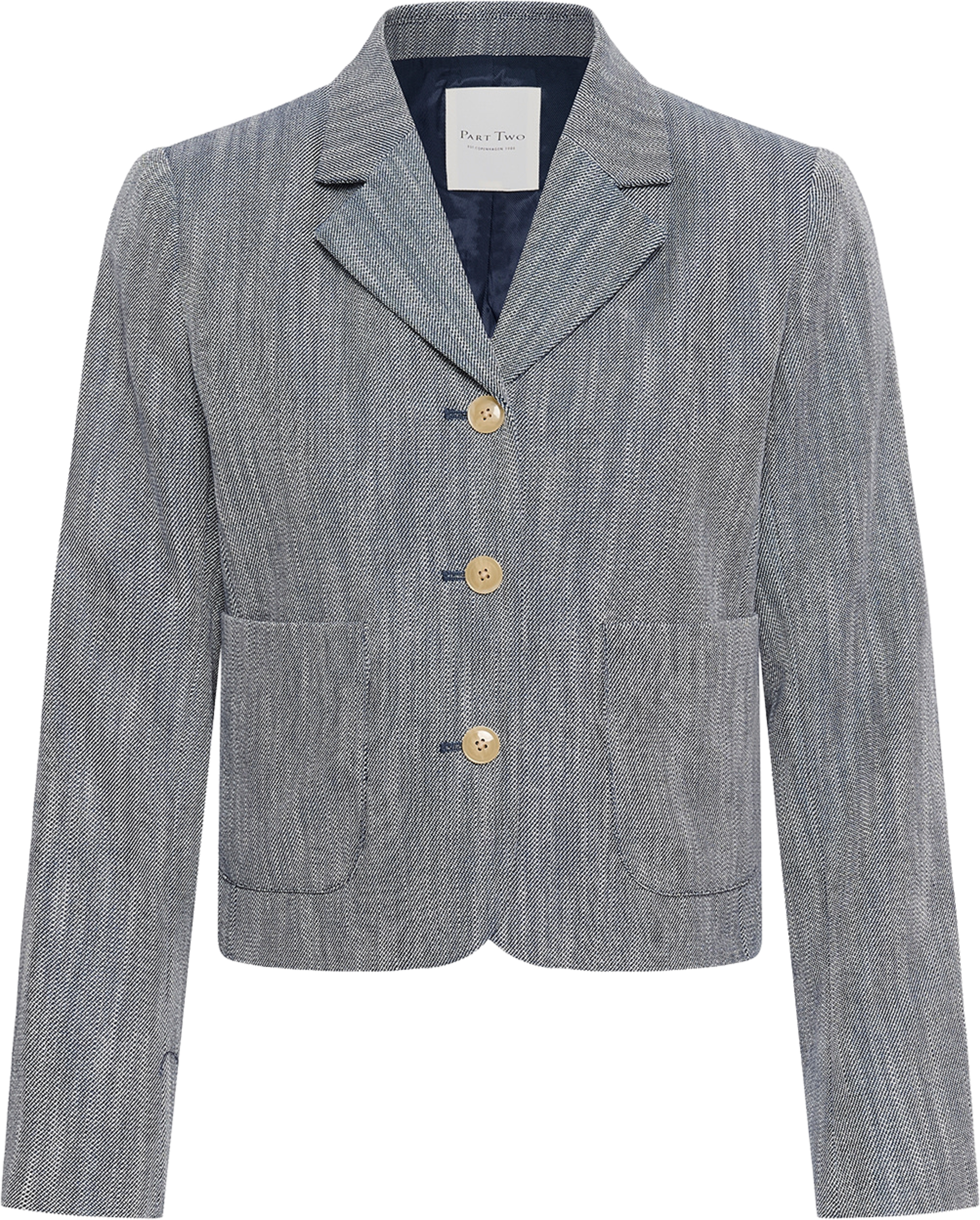 Neja BZ Jacket, från Part Two, i färgen Navy Structure. Klicka för att öppna bilden i stort format