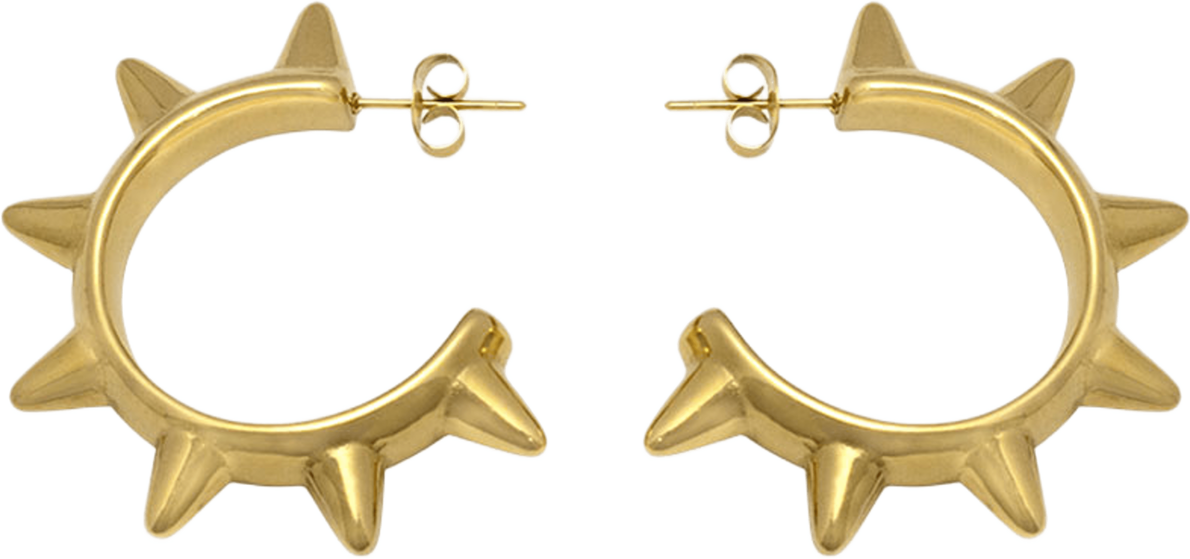Paulina earrings gold, från WOS, i färgen Gold. Klicka för att öppna bilden i stort format