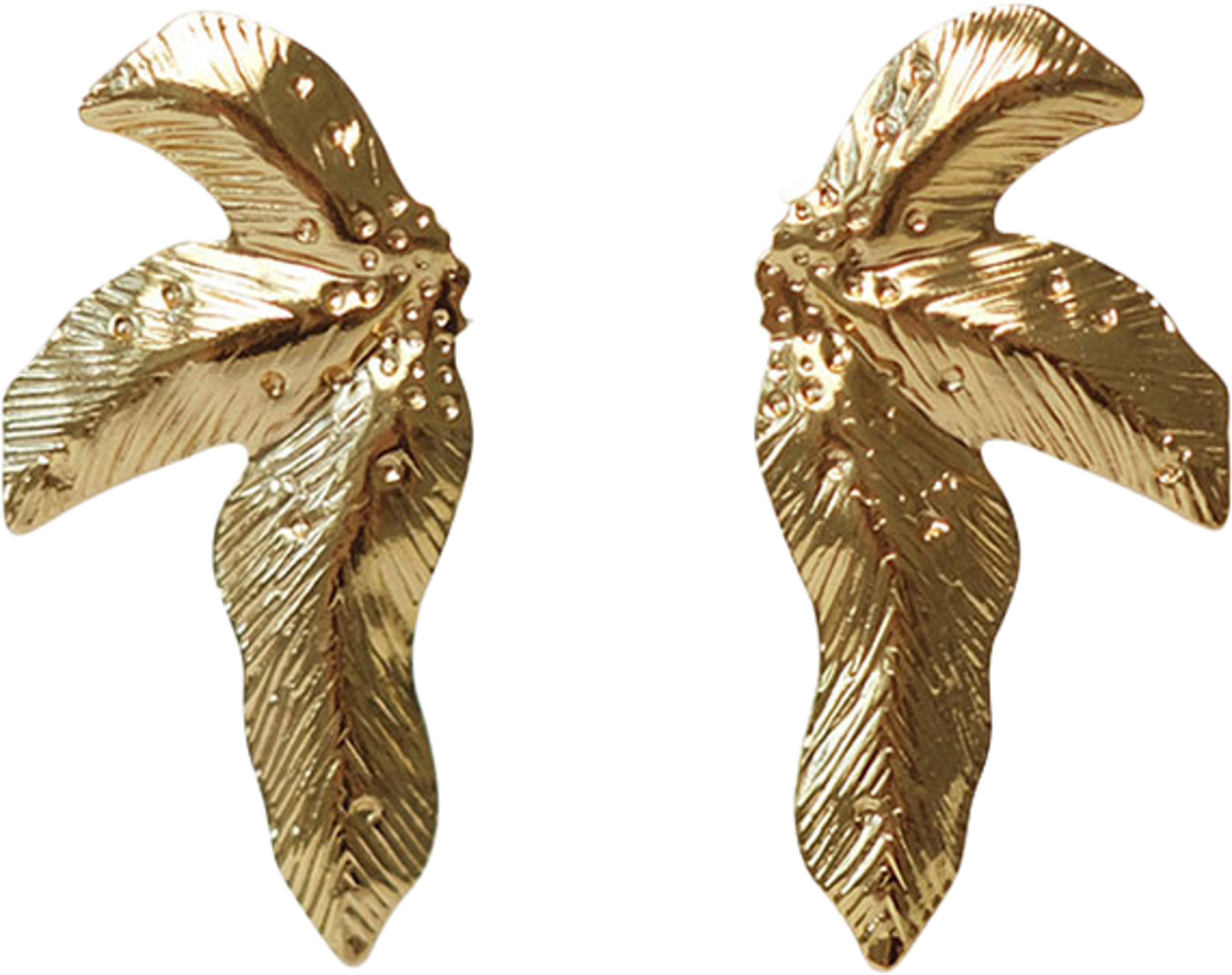 Elisa earrings gold, från WOS, i färgen Gold. Klicka för att öppna bilden i stort format