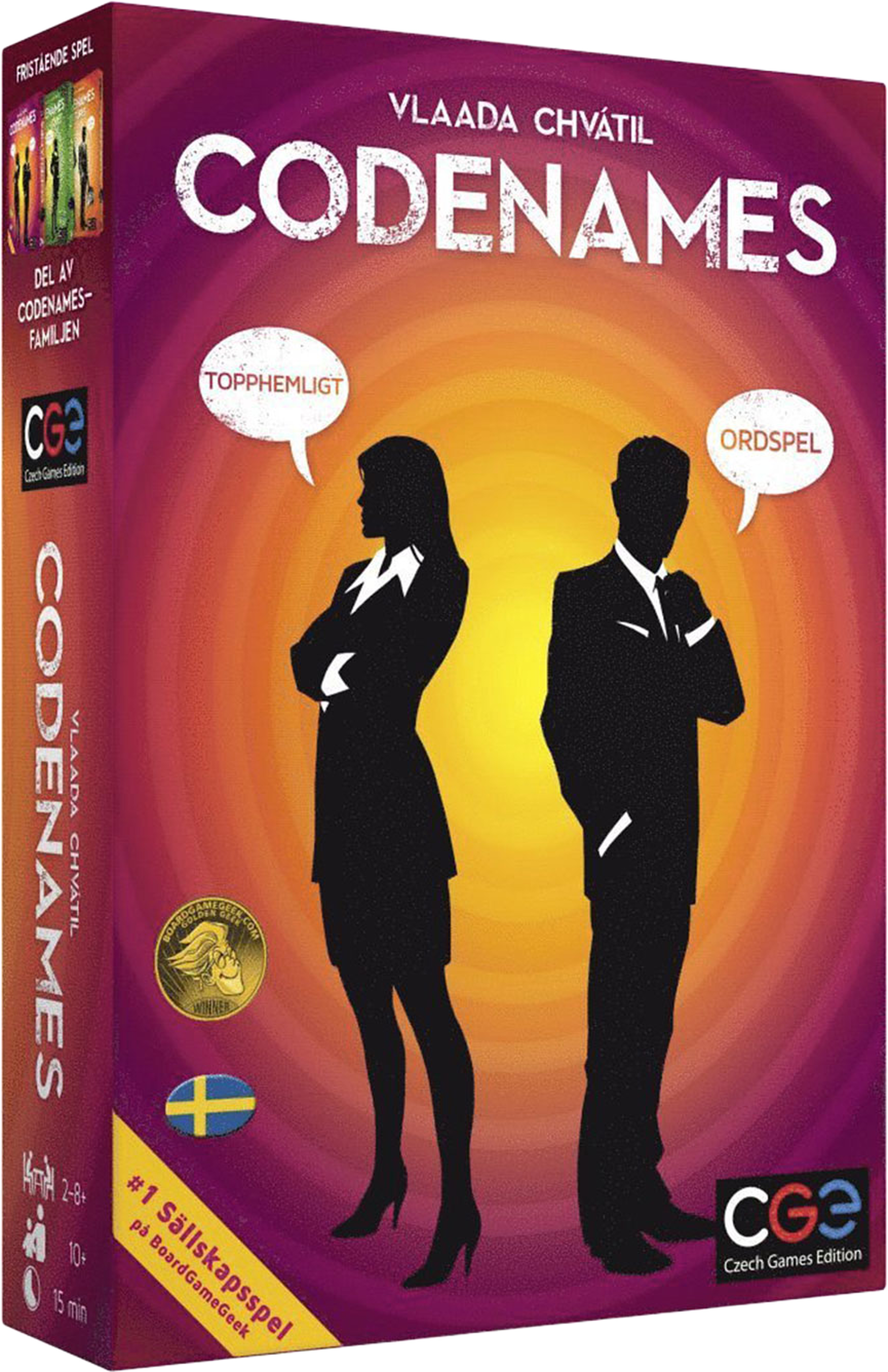 Brädspel Codenames (SE), från Brädspel, i färgen Multi. Klicka för att öppna bilden i stort format