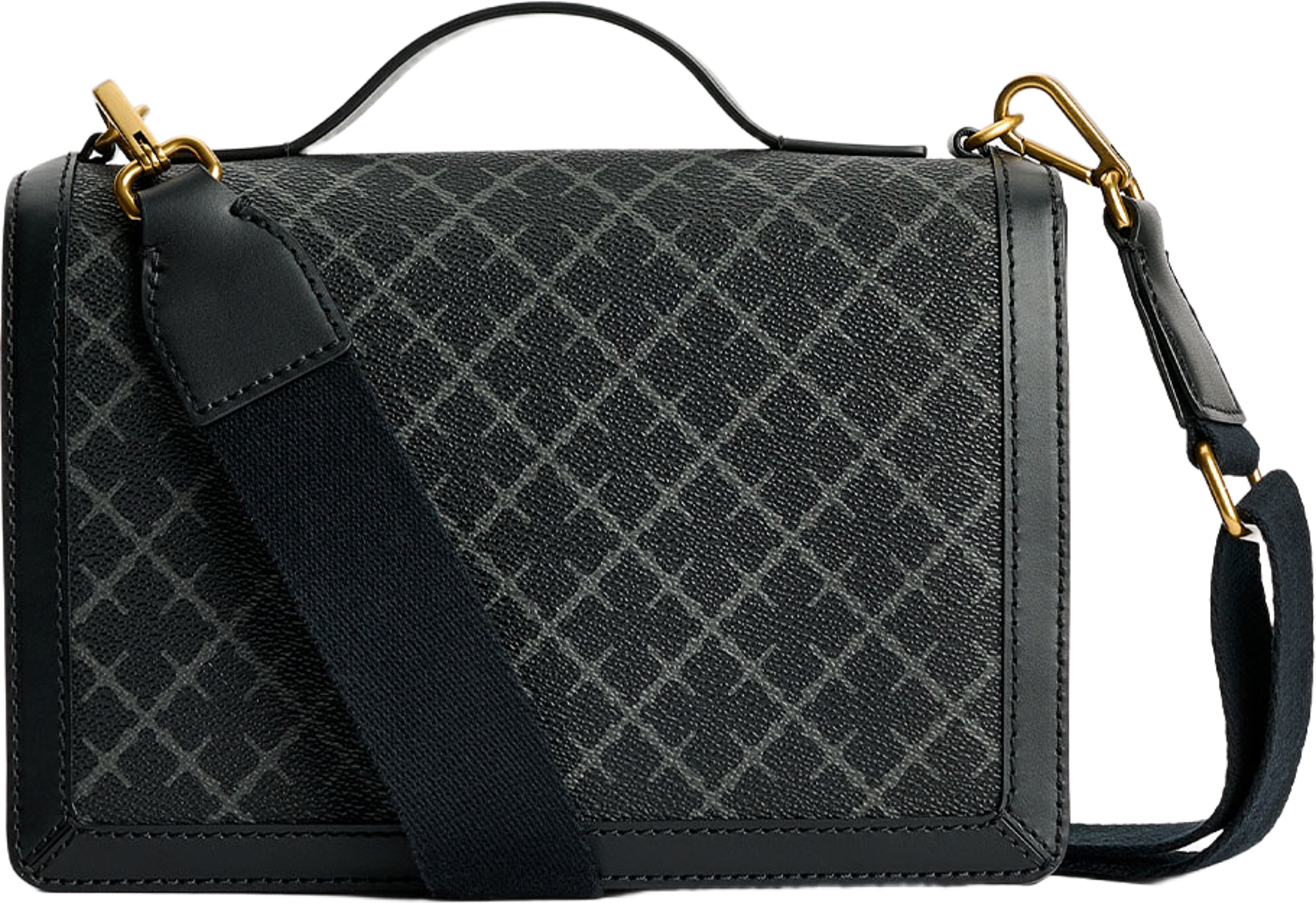 Loennas axelväska, från By Malene Birger, i färgen Charcoal. Klicka för att öppna bilden i stort format