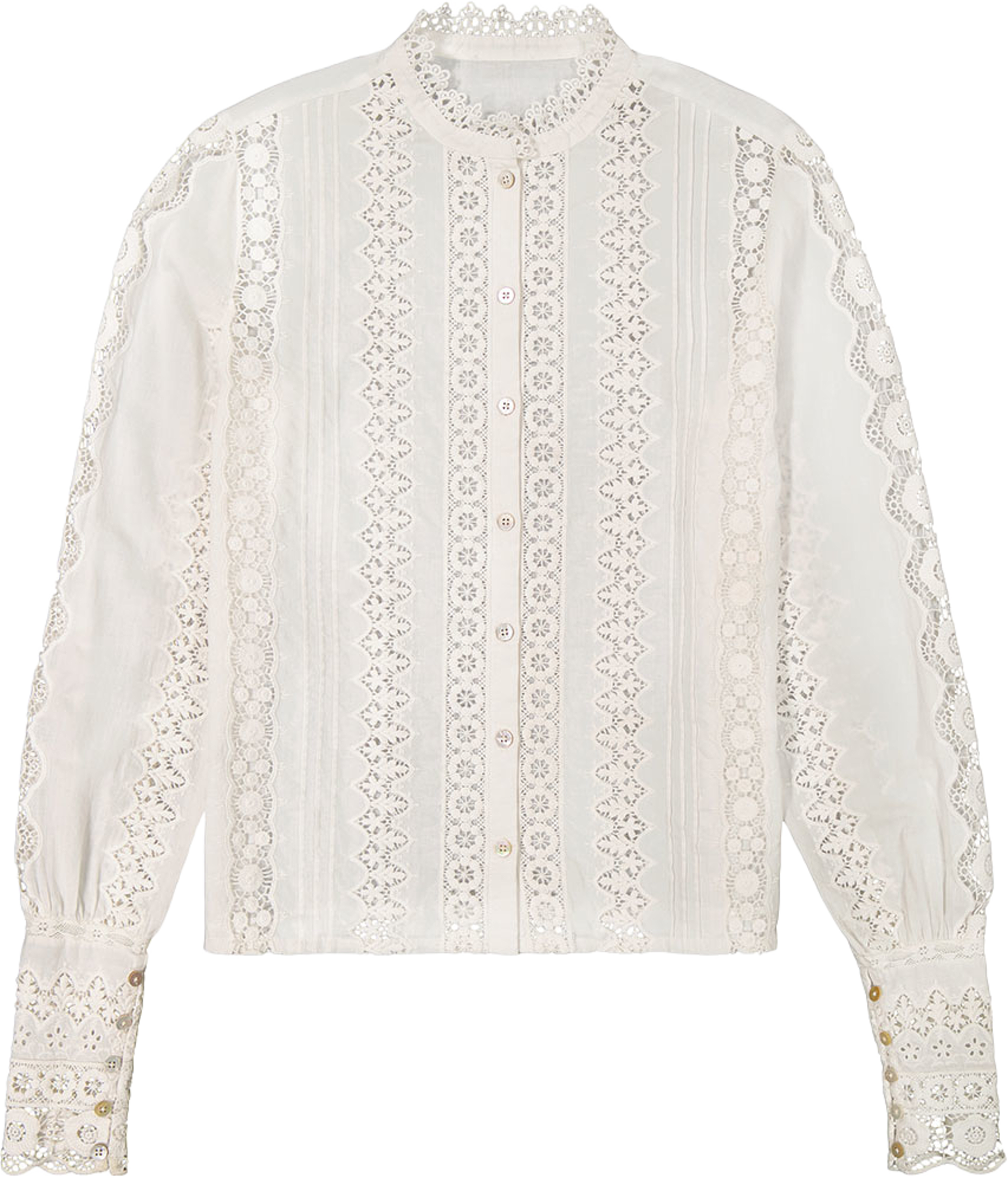 Bohemian Blouse, från Lee, i färgen Bright White. Klicka för att öppna bilden i stort format