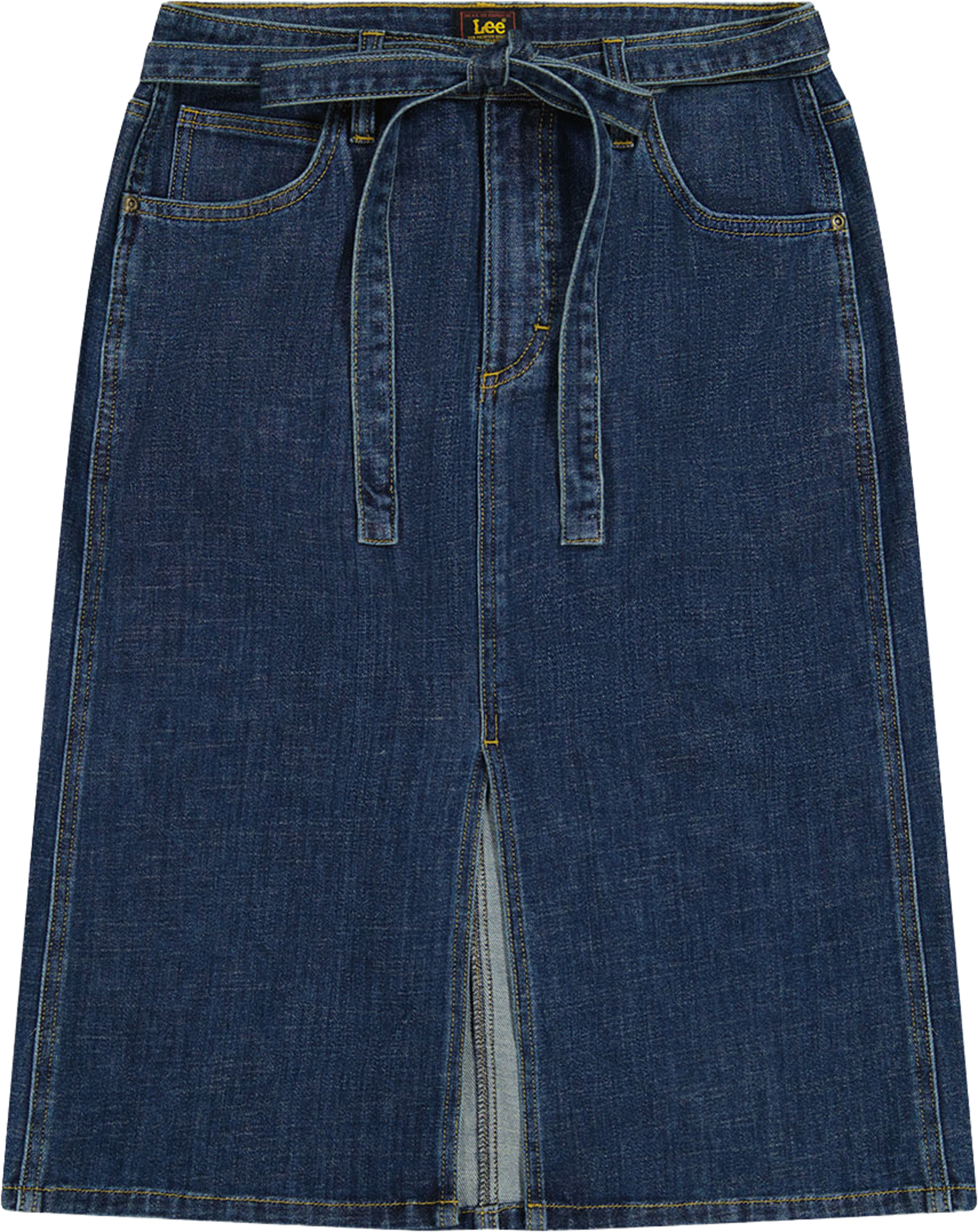 Midi Skirt With Bow, från Lee, i färgen Seaside Trip. Klicka för att öppna bilden i stort format