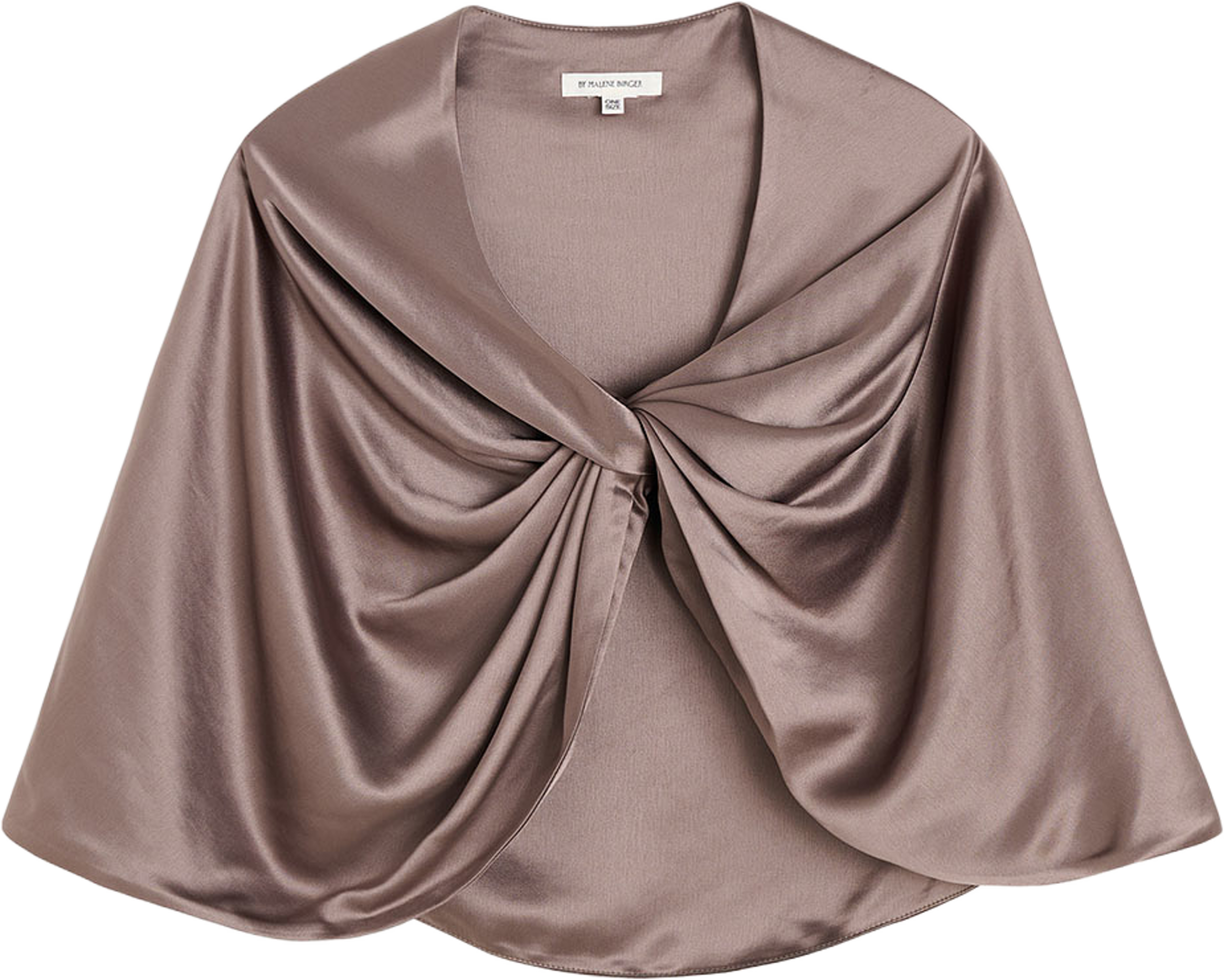 Pinlos cape, från By Malene Birger, i färgen Chocolate Chip. Klicka för att öppna bilden i stort format