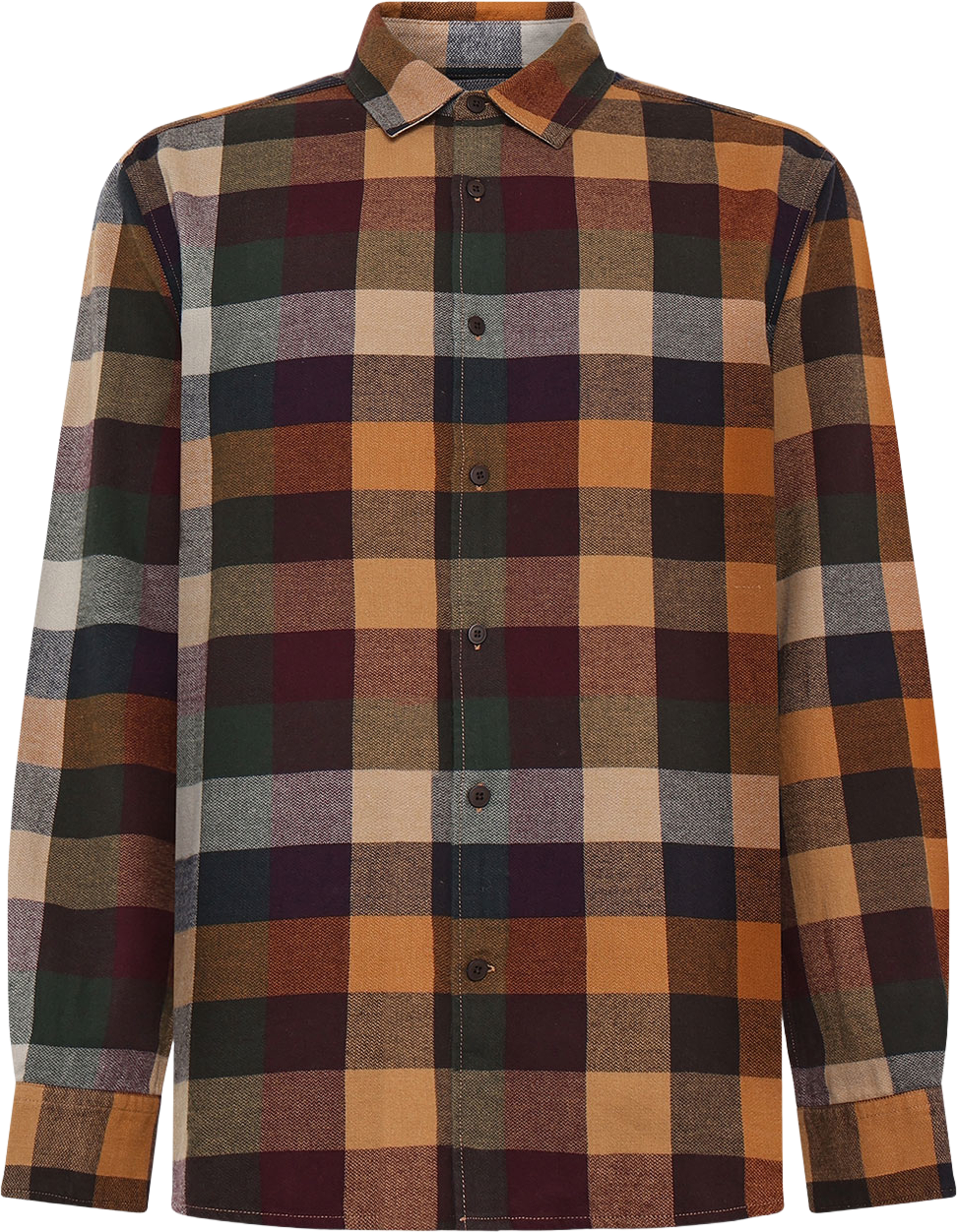 Organic Cotton checked flannel shirt - GOTS/Vegan, från Knowledge Cotton Apparel, i färgen Multi Check. Klicka för att öppna bilden i stort format
