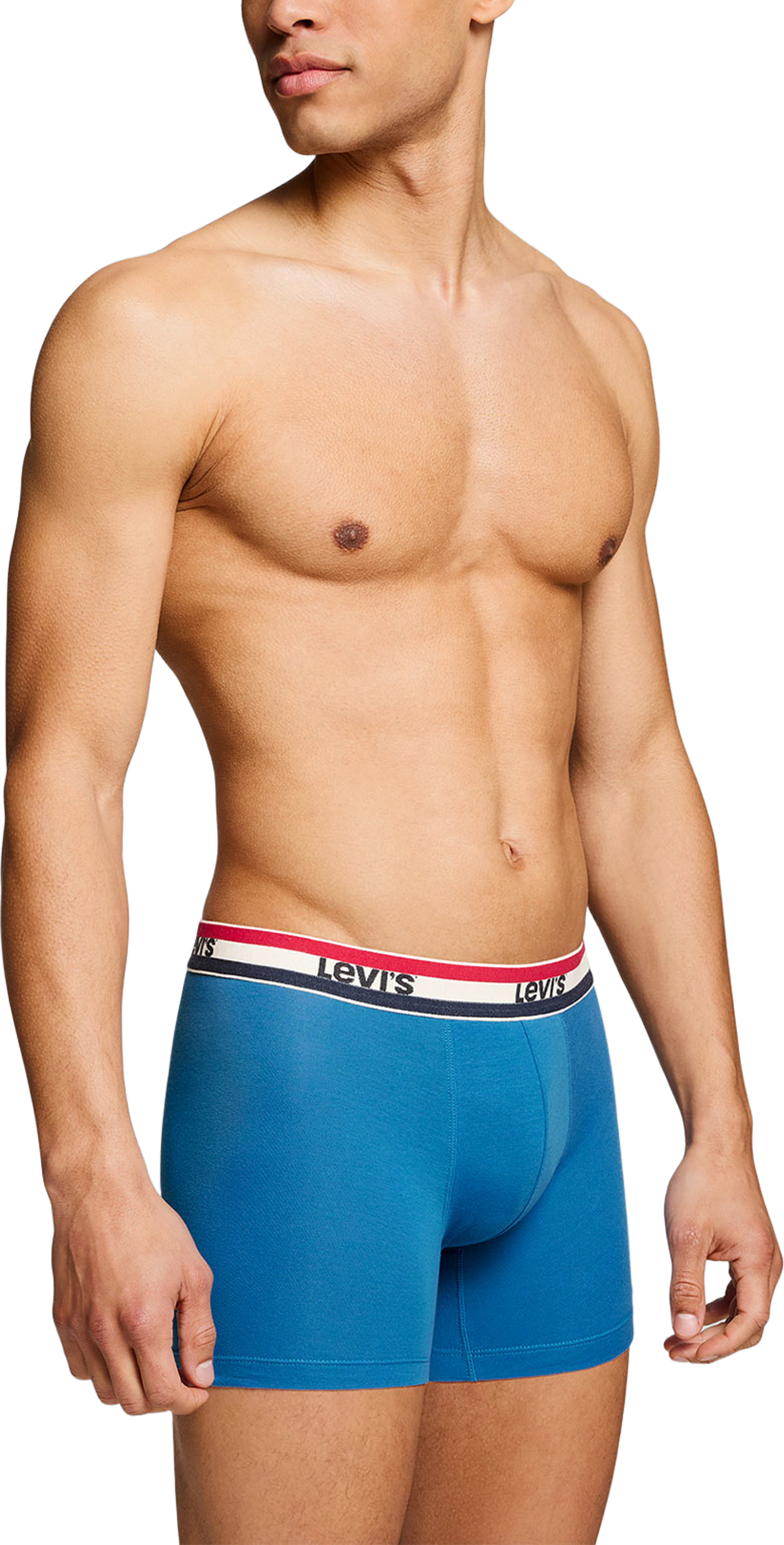 Gift Icon Combi Boxer brief 3-Pack, från Levis Acc, i färgen Blue/Red. Klicka för att öppna bilden i stort format
