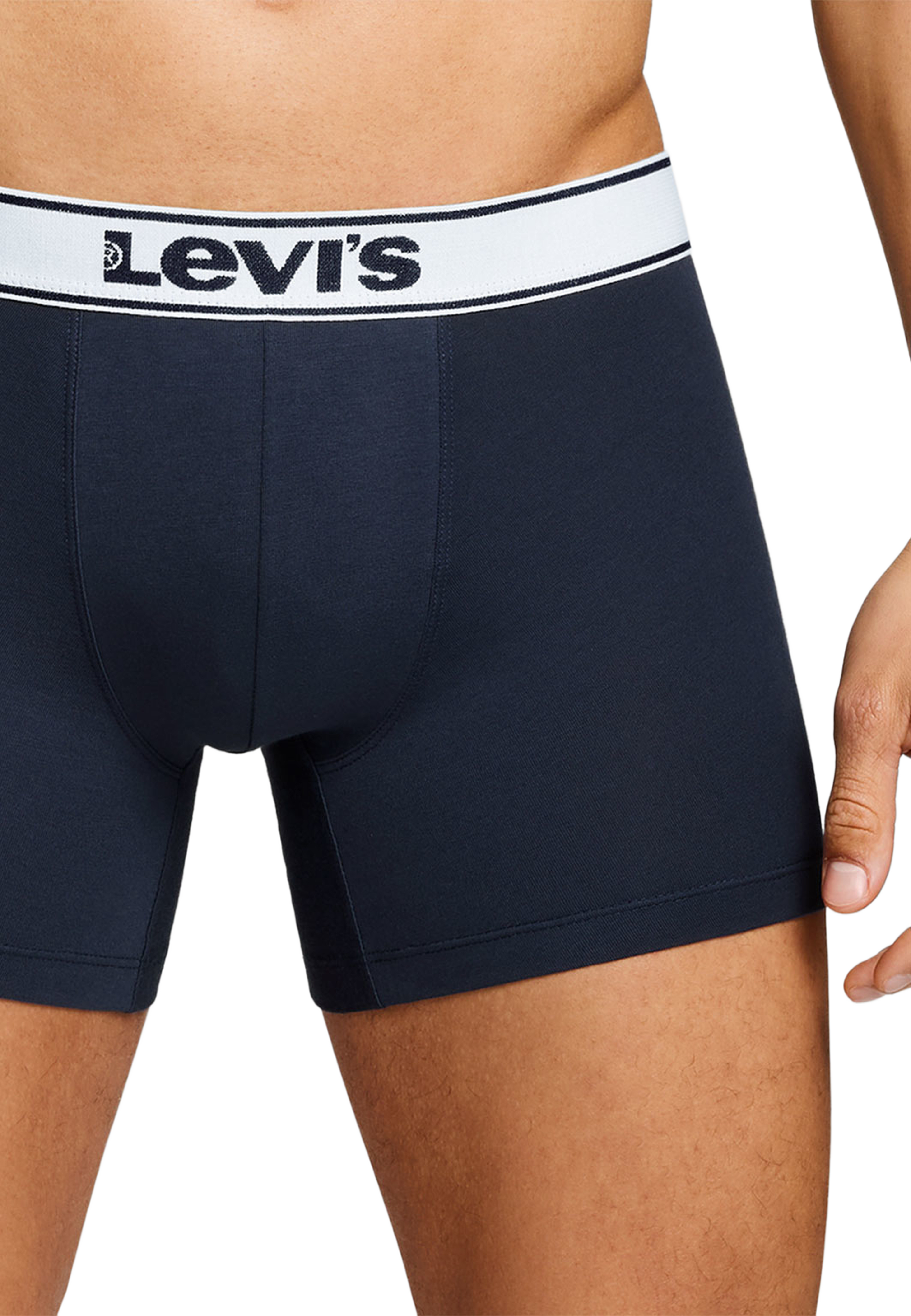 Gift Icon Combi Boxer brief 3-Pack, från Levis Acc, i färgen Blue/Red. Klicka för att öppna bilden i stort format