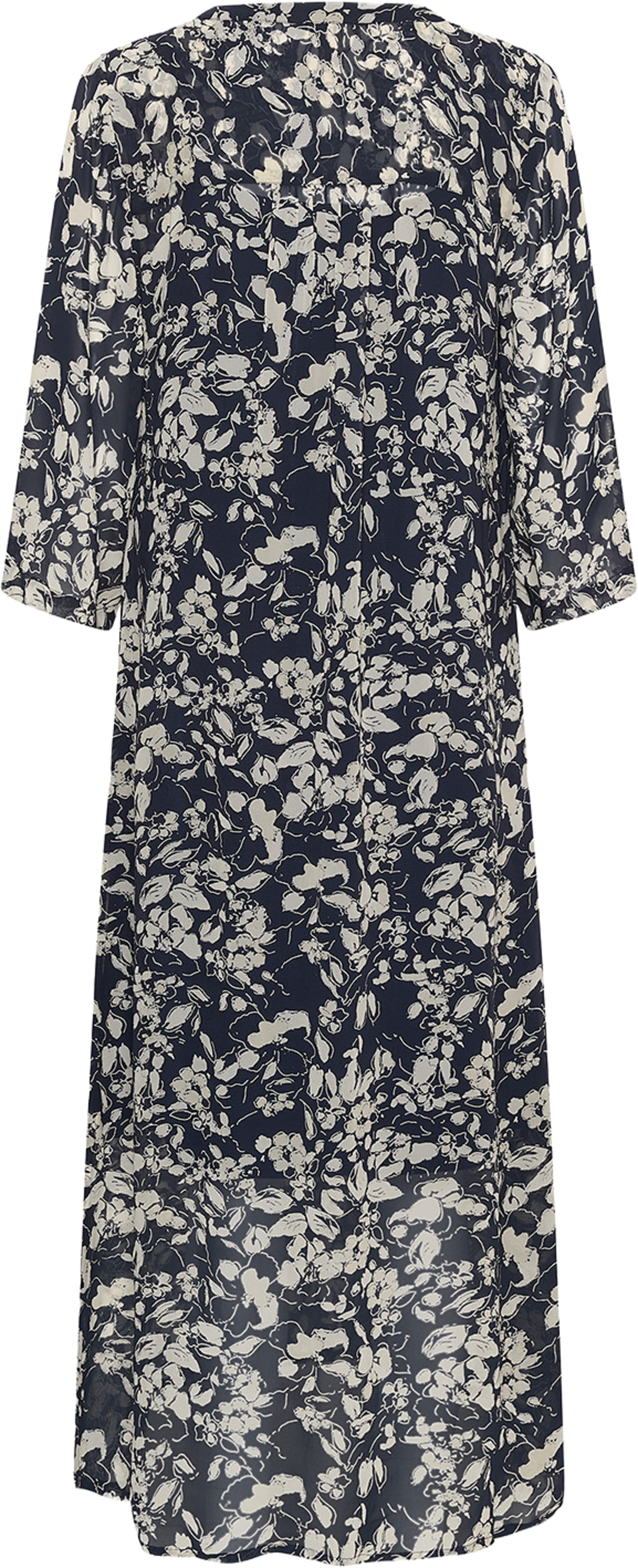 BeritPW Dress, från Part Two, i färgen After Midnight Art Flower. Klicka för att öppna bilden i stort format