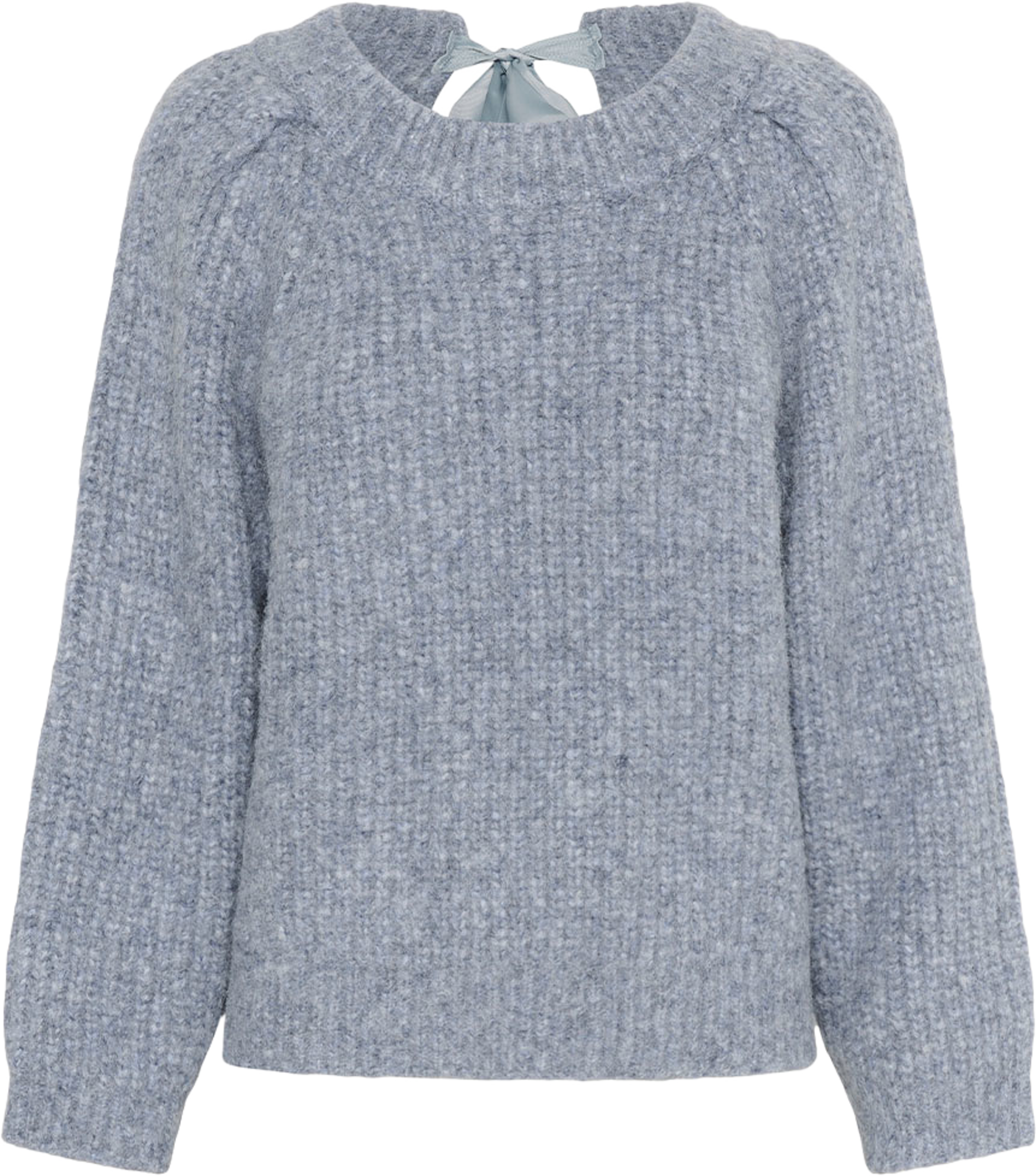 Pleoni Pullover, från Soaked In Luxury, i färgen Bijou Blue Melange. Klicka för att öppna bilden i stort format