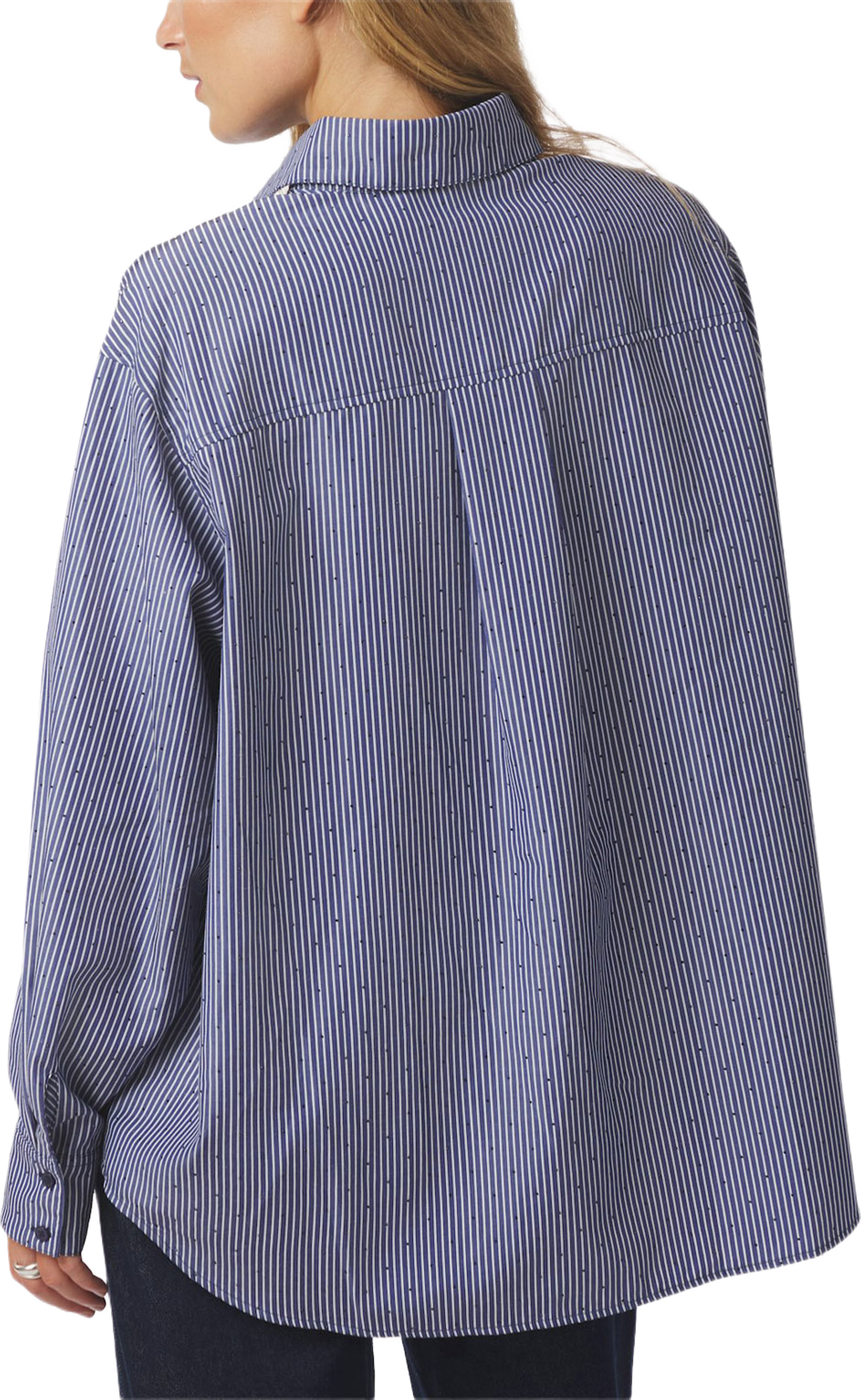 Dalma B Stripe Stone Shirt, från Neo Noir, i färgen Midnight Blue. Klicka för att öppna bilden i stort format