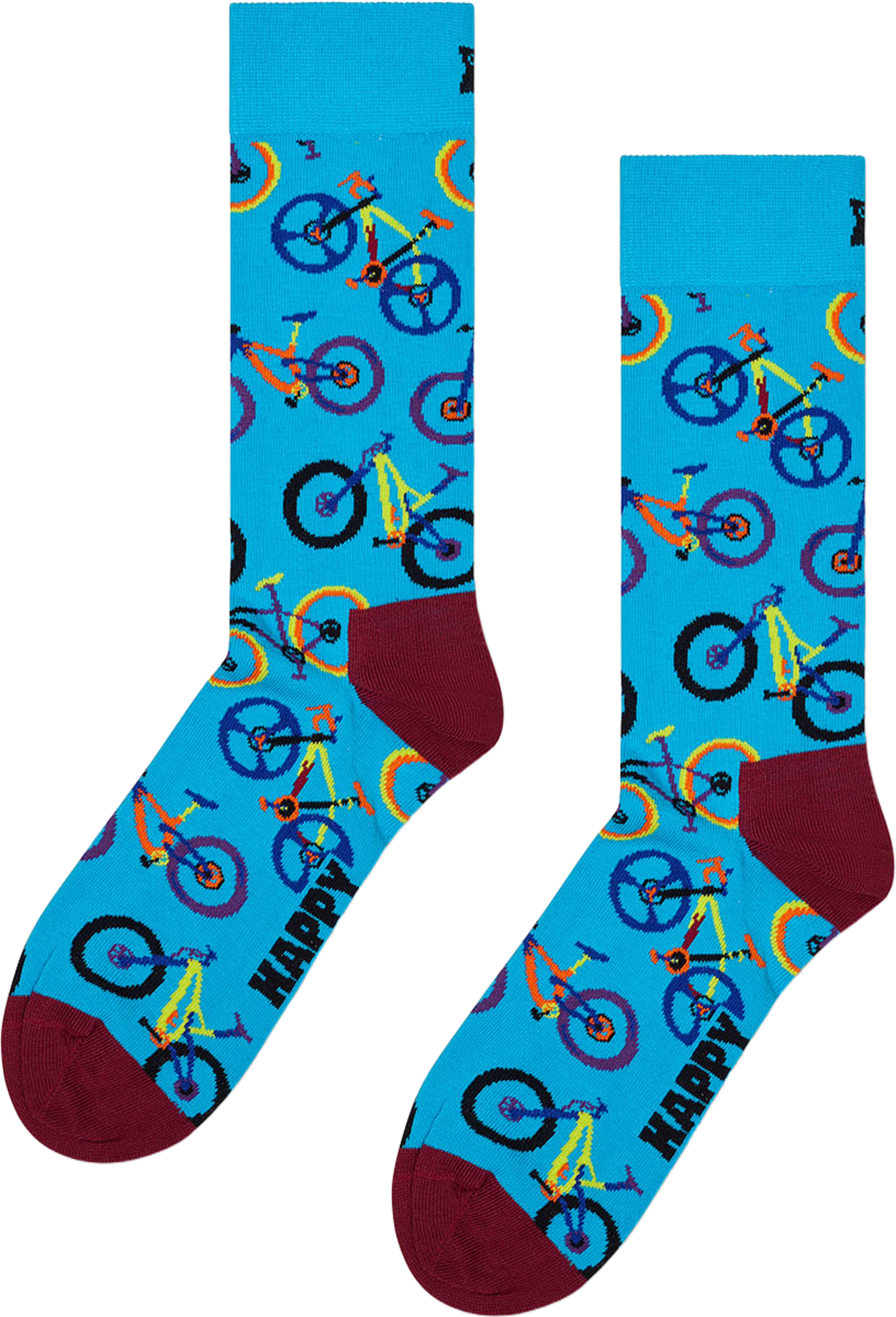 Mountain Bike Sock, från Happy Socks, i färgen Blue. Klicka för att öppna bilden i stort format