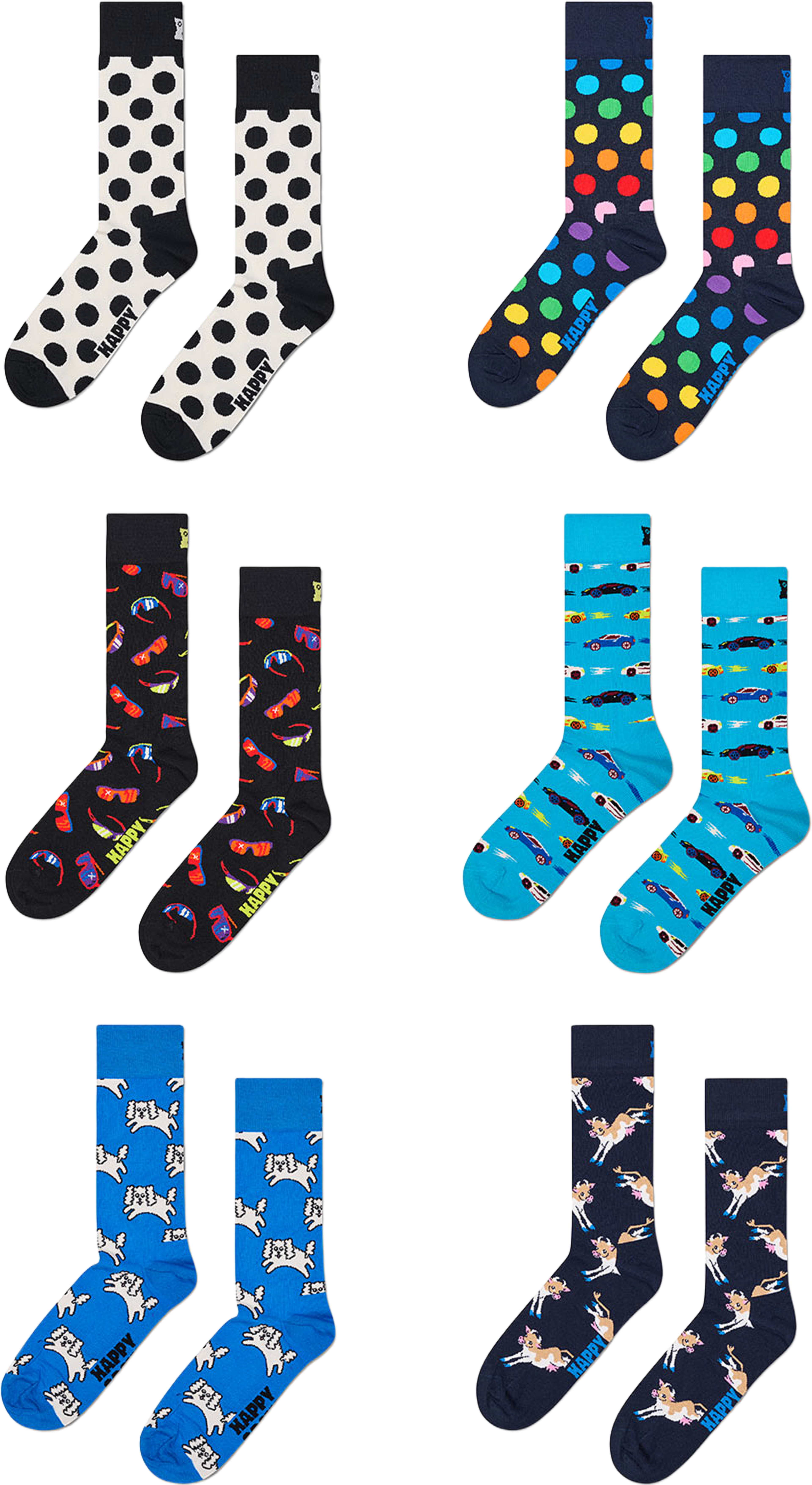 24-Pack Advent Calendar Gift Set, från Happy Socks, i färgen Navy. Klicka för att öppna bilden i stort format
