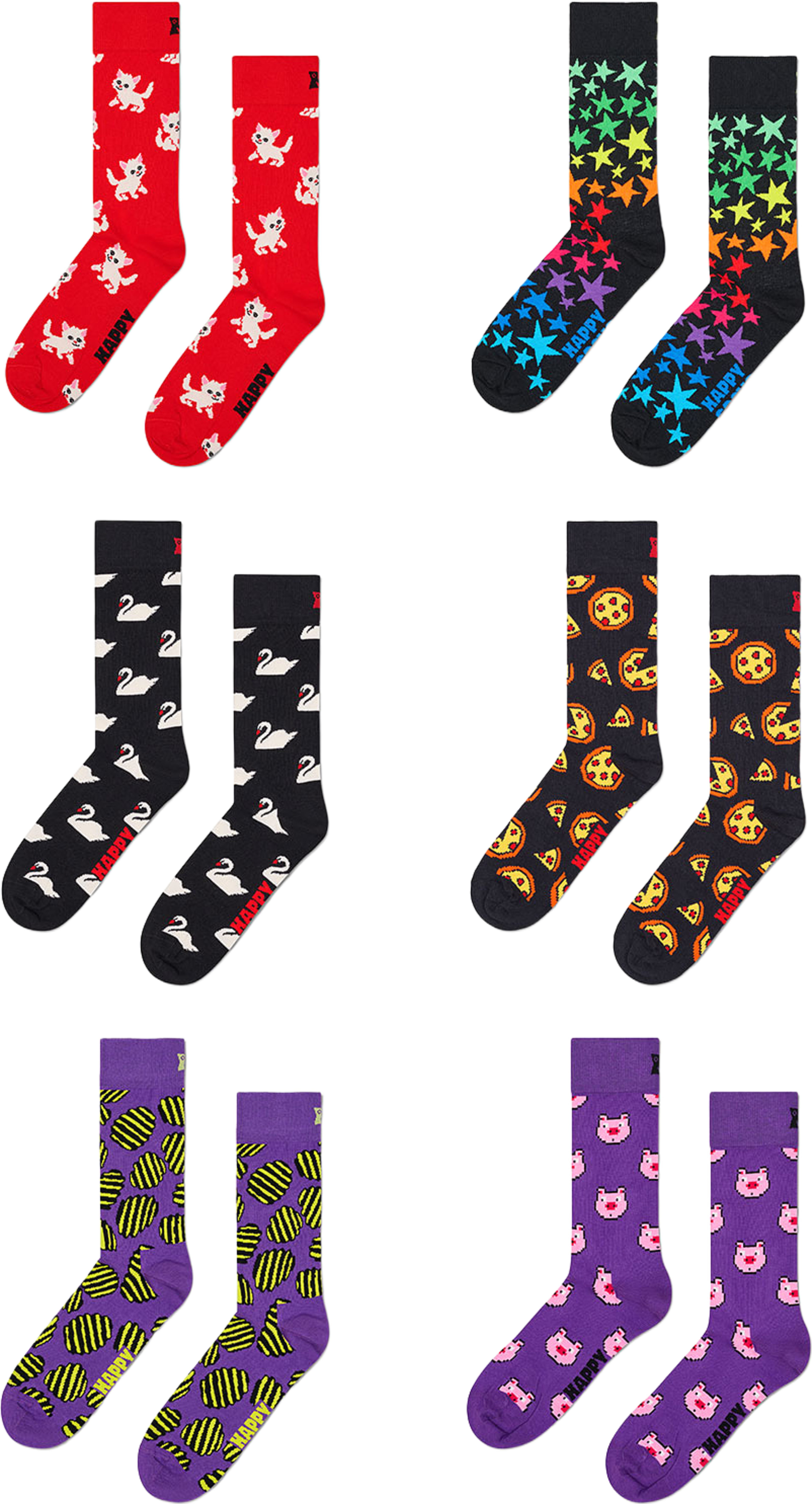 24-Pack Advent Calendar Gift Set, från Happy Socks, i färgen Navy. Klicka för att öppna bilden i stort format