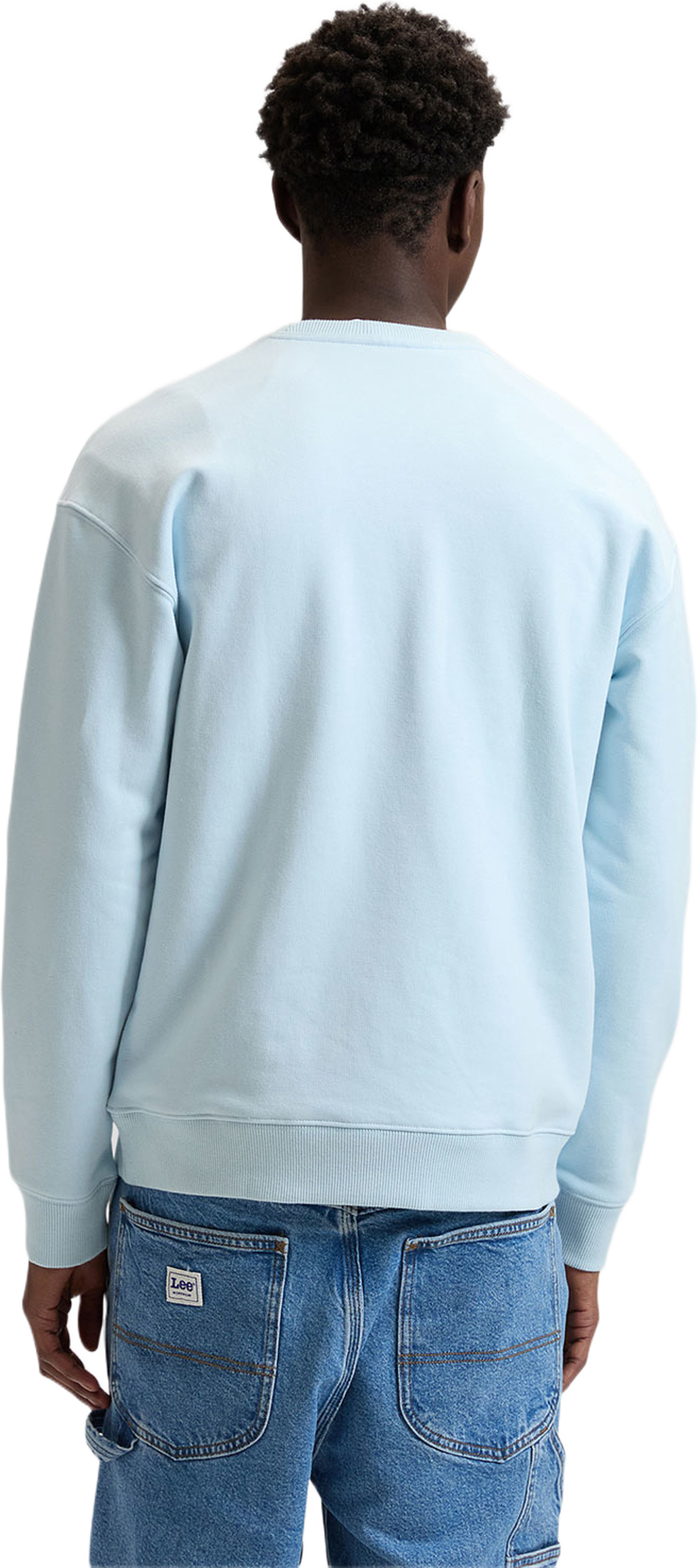 Lee Stitch Crew, från Lee, i färgen Beau Blue. Klicka för att öppna bilden i stort format