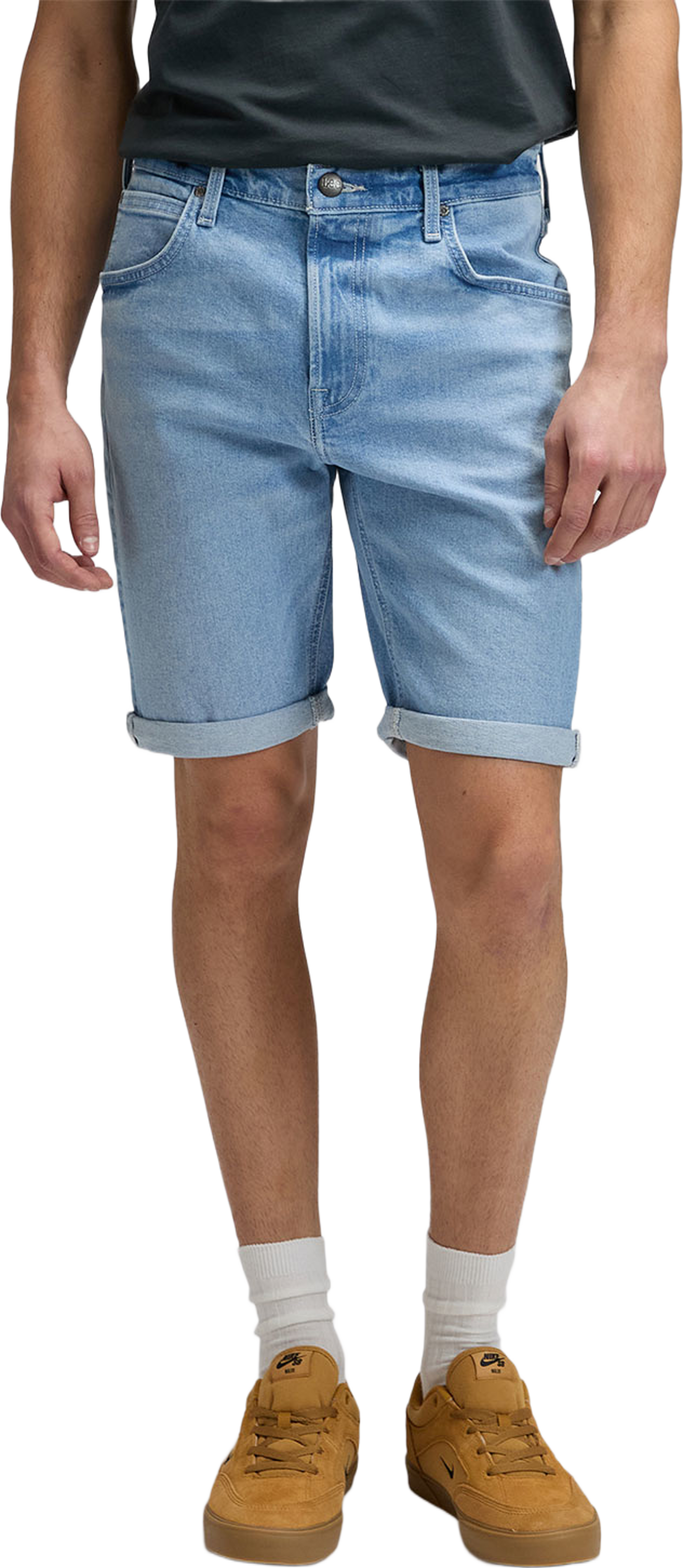 5 Pocket Shorts, från Lee, i färgen Jester. Klicka för att öppna bilden i stort format