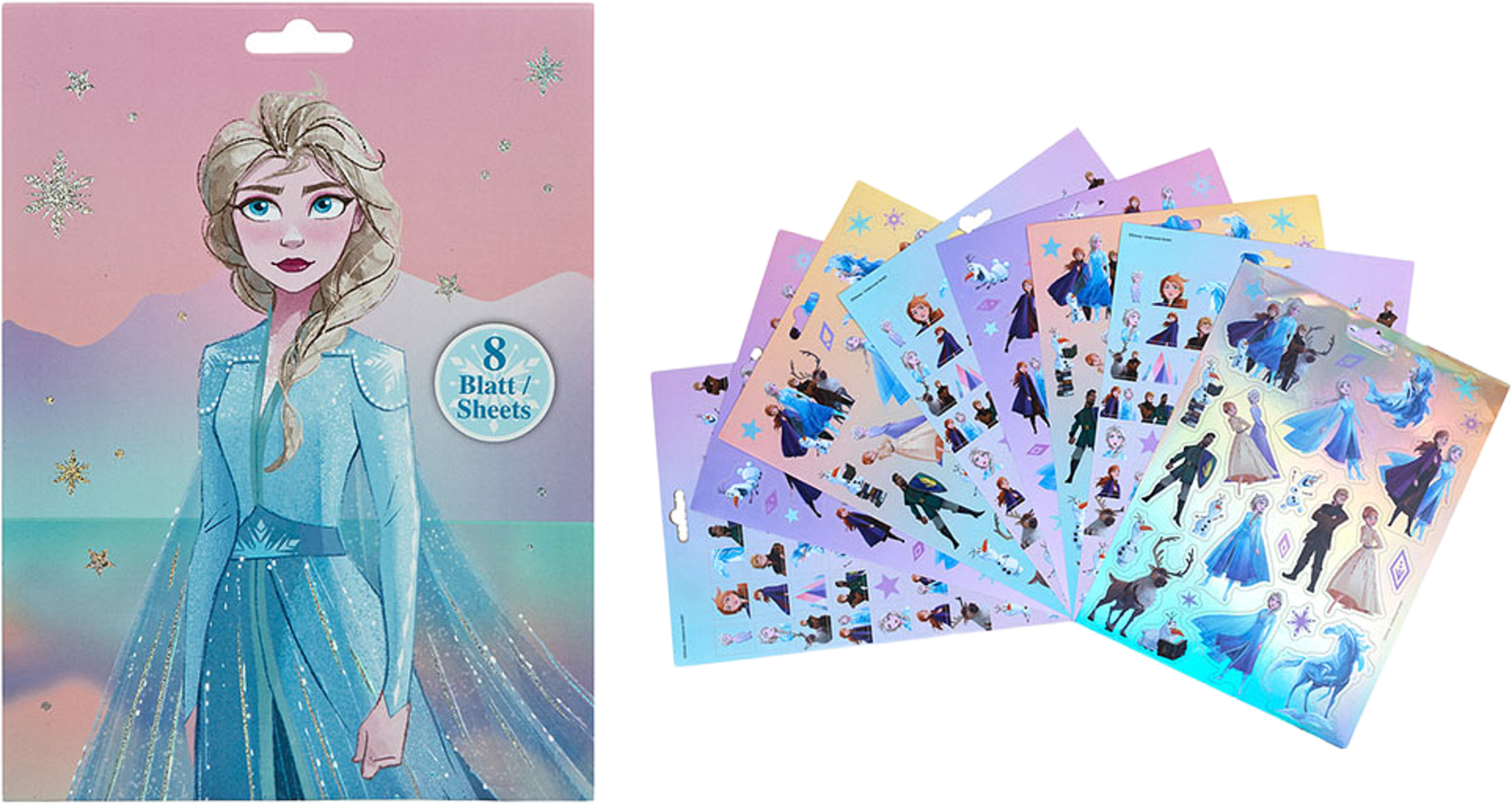 Frozen Klistermärken, från Disney, i färgen Mukticolore. Klicka för att öppna bilden i stort format