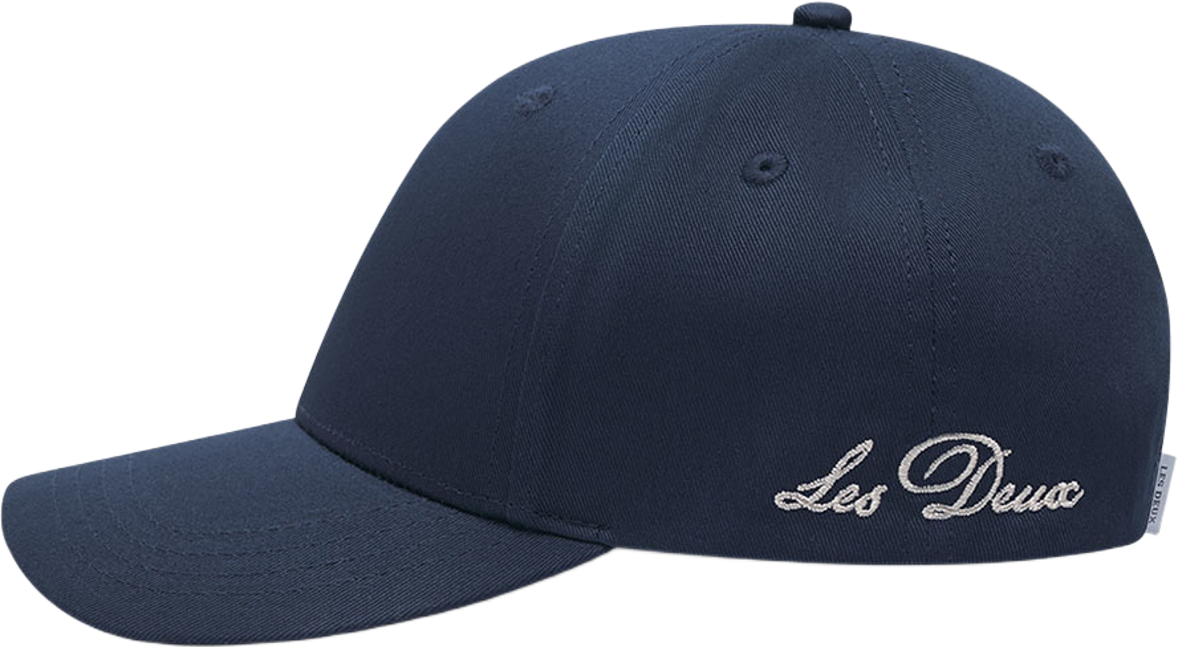 Crew Organic Baeball Cap, från LES DEUX, i färgen Dark Navy Blue. Klicka för att öppna bilden i stort format
