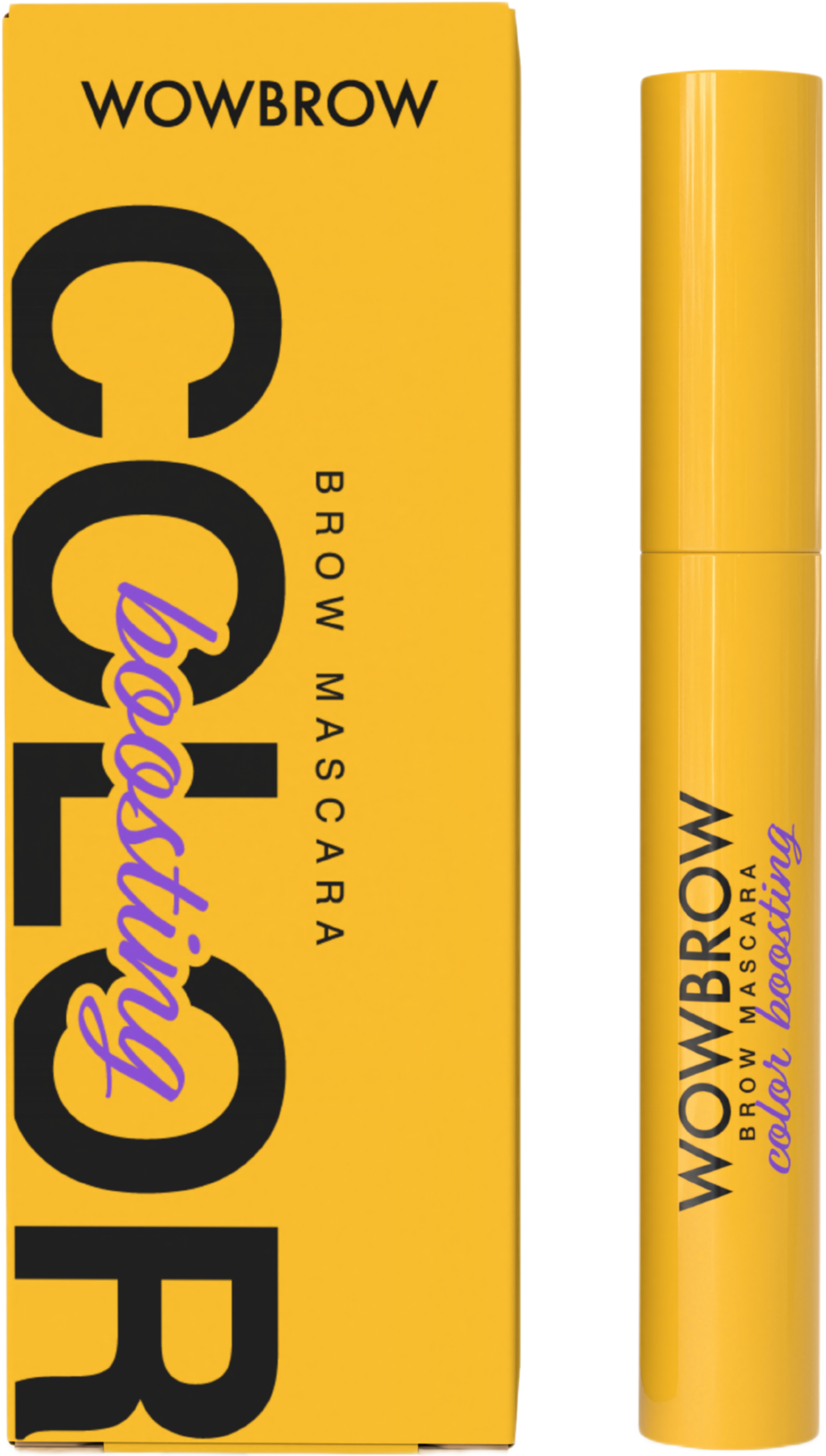Color Boosting Brow Mascara / Medium brown, från WOWBROW, i färgen Medium Brown. Klicka för att öppna bilden i stort format