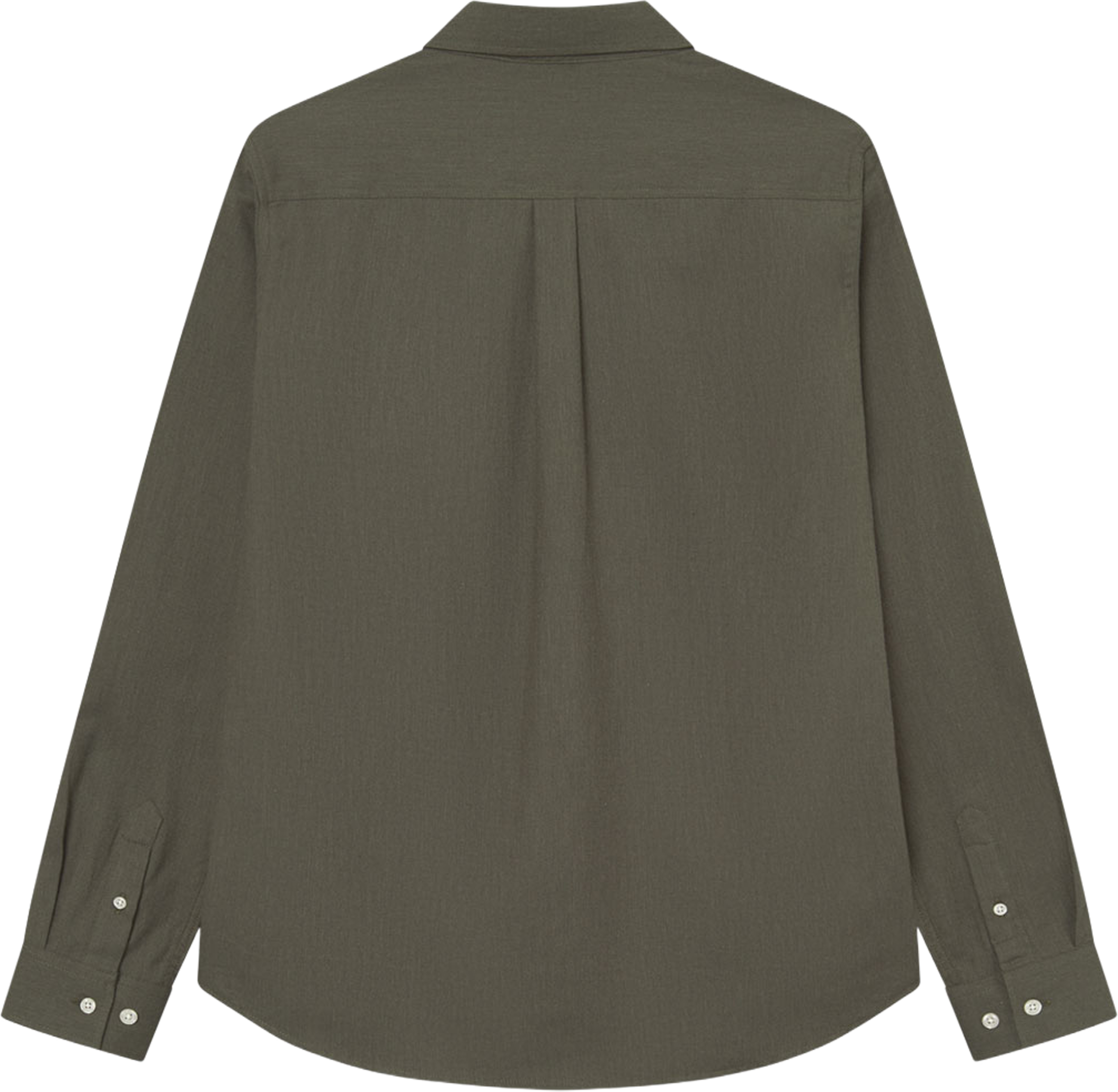 Desert Reg Shirt, från LES DEUX, i färgen Olive Night Green. Klicka för att öppna bilden i stort format