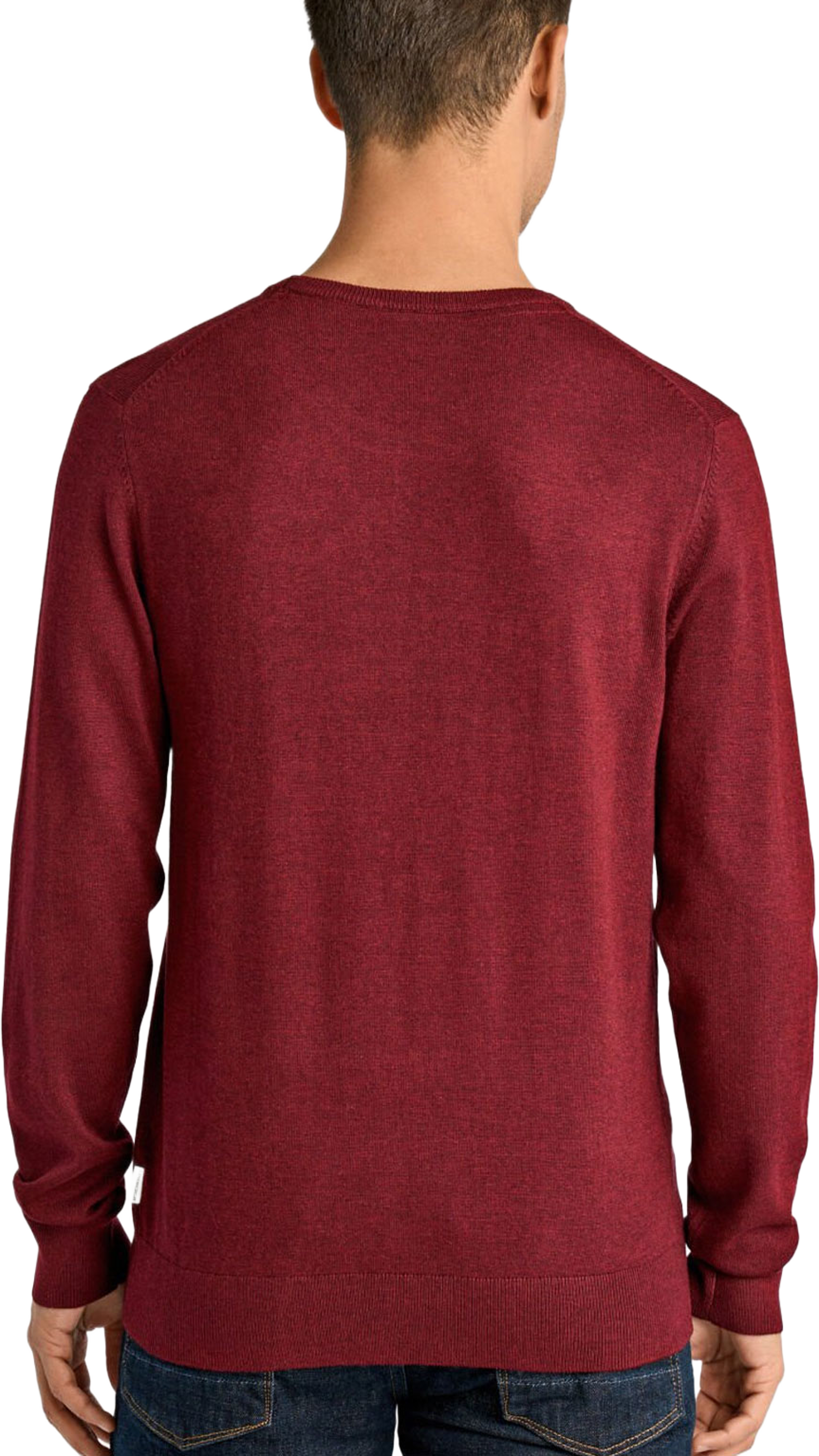 Lindbergh Ecovero L/S o-neck knit Knit, från Lindbergh, i färgen Cherry Mel. Klicka för att öppna bilden i stort format