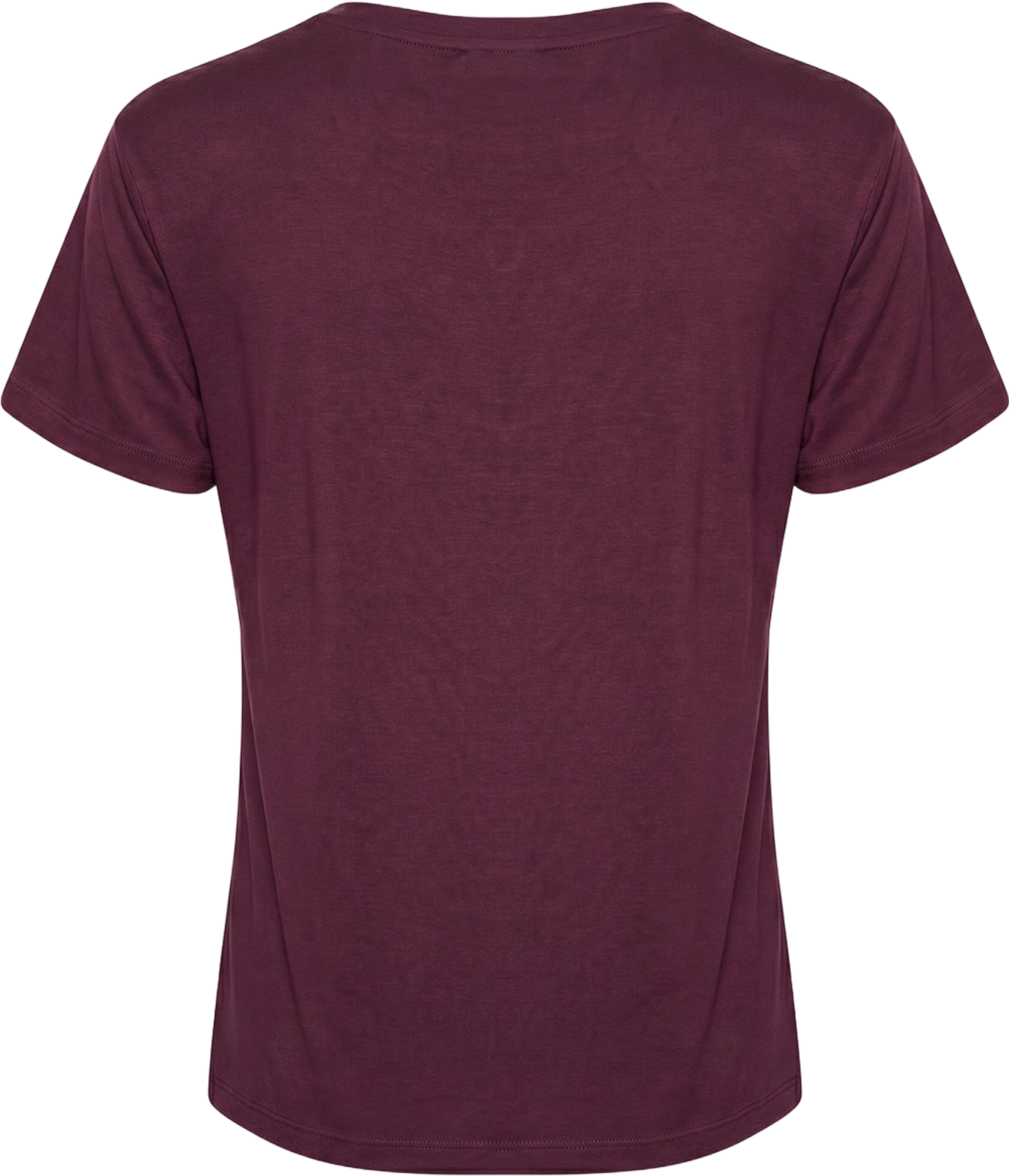 SLColumbine Crew-Neck T-Shirt, från Soaked In Luxury, i färgen Winetasting. Klicka för att öppna bilden i stort format