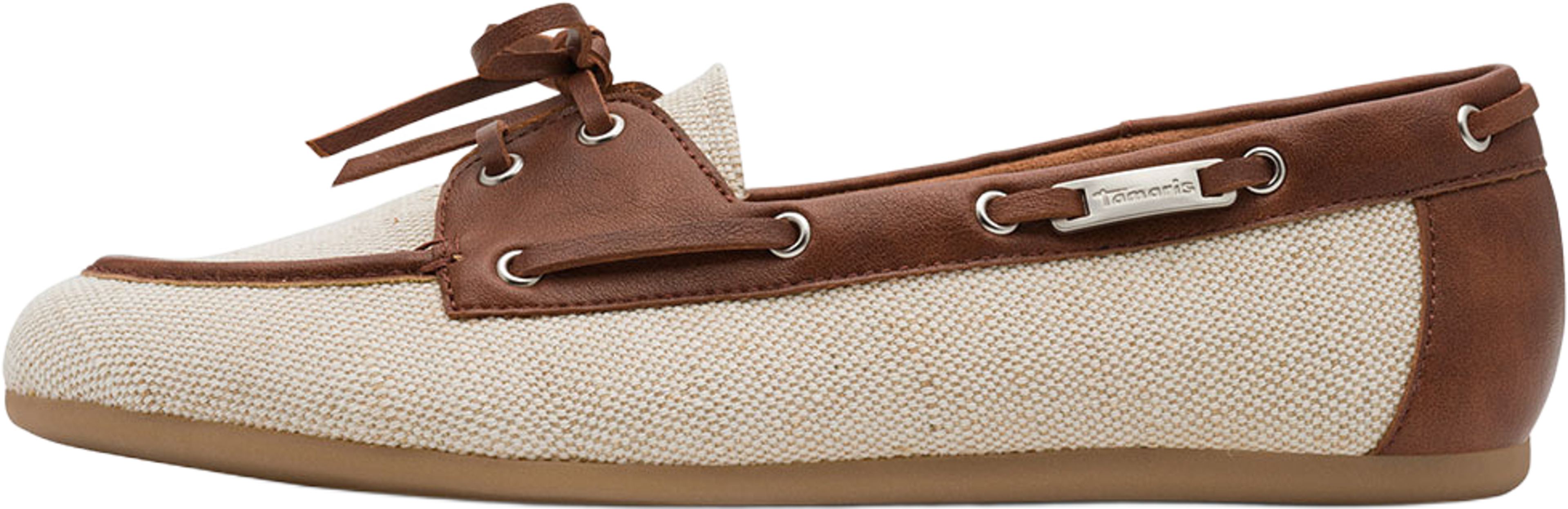 Moccassin, från Tamaris, i färgen Beige Struct. Klicka för att öppna bilden i stort format