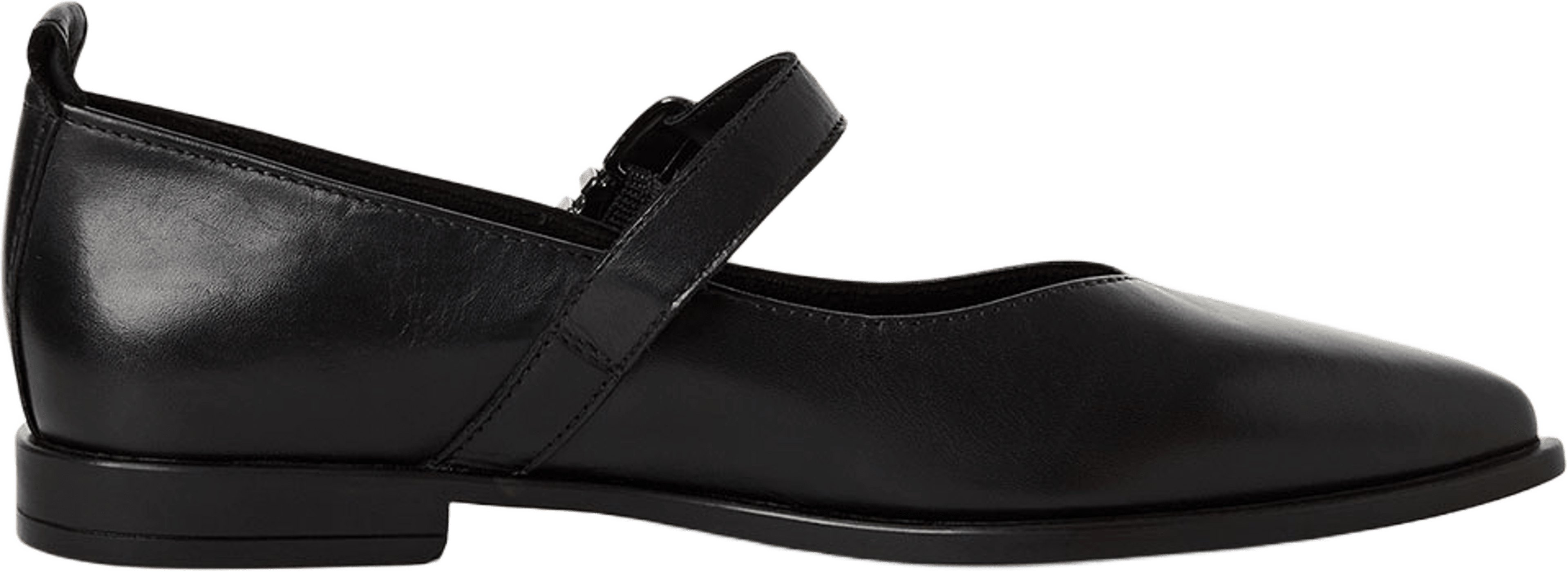 Ballerina, från Tamaris, i färgen Black Leather. Klicka för att öppna bilden i stort format