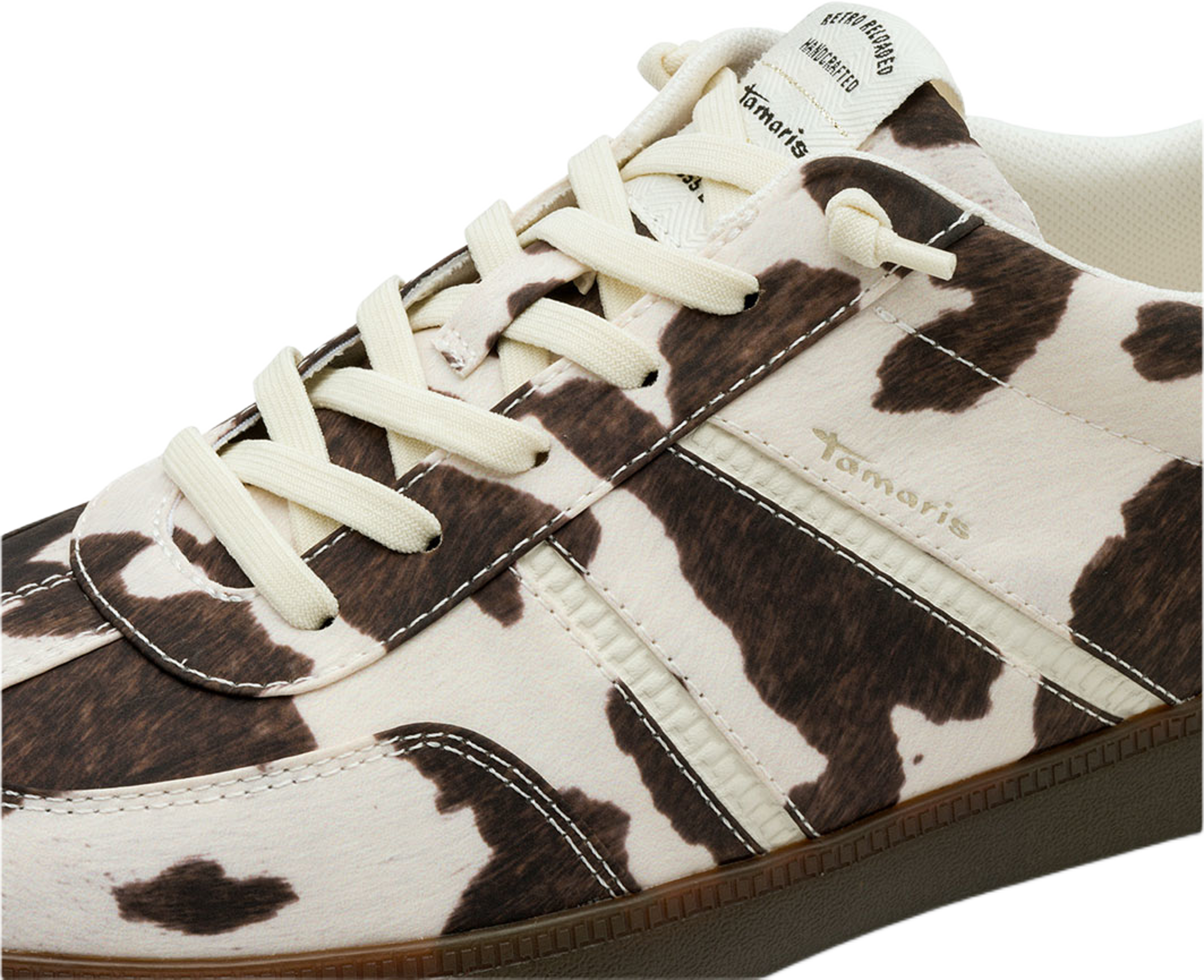 Sneakers, från Tamaris, i färgen Cow. Klicka för att öppna bilden i stort format