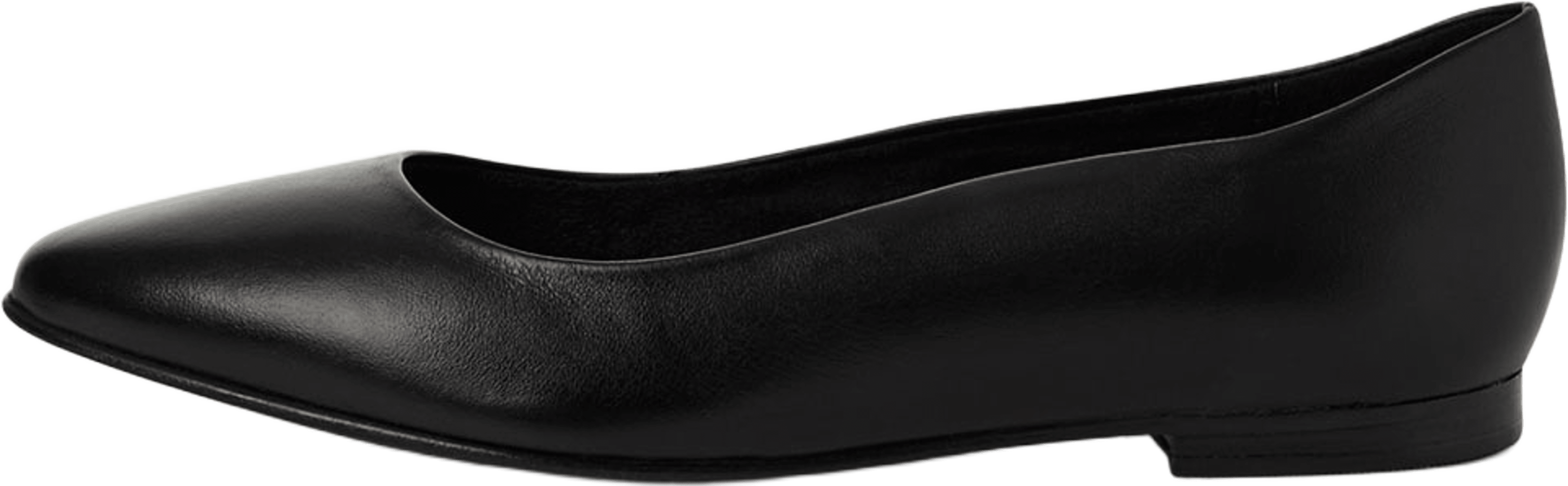 Ballerina, från Tamaris, i färgen Black Leather. Klicka för att öppna bilden i stort format