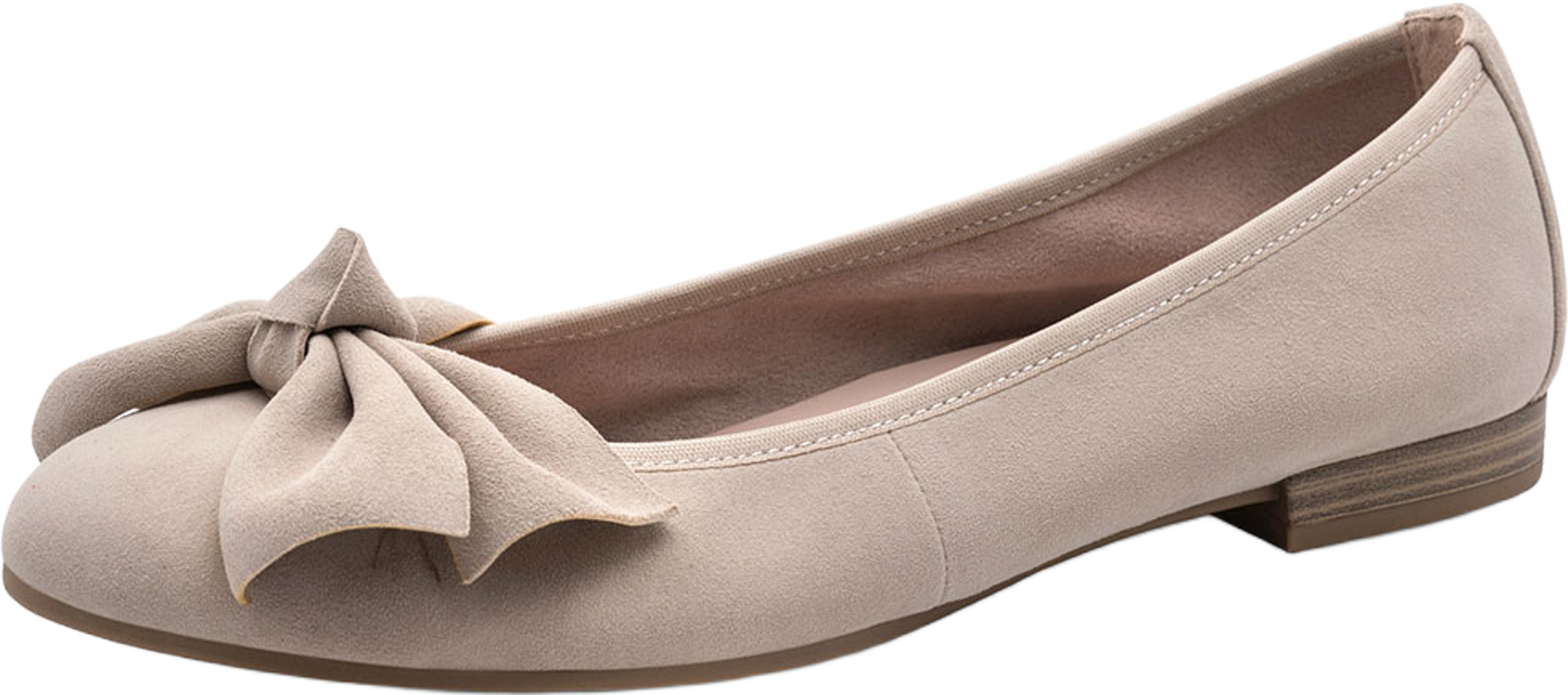 Ballerina, från Tamaris, i färgen Taupe. Klicka för att öppna bilden i stort format