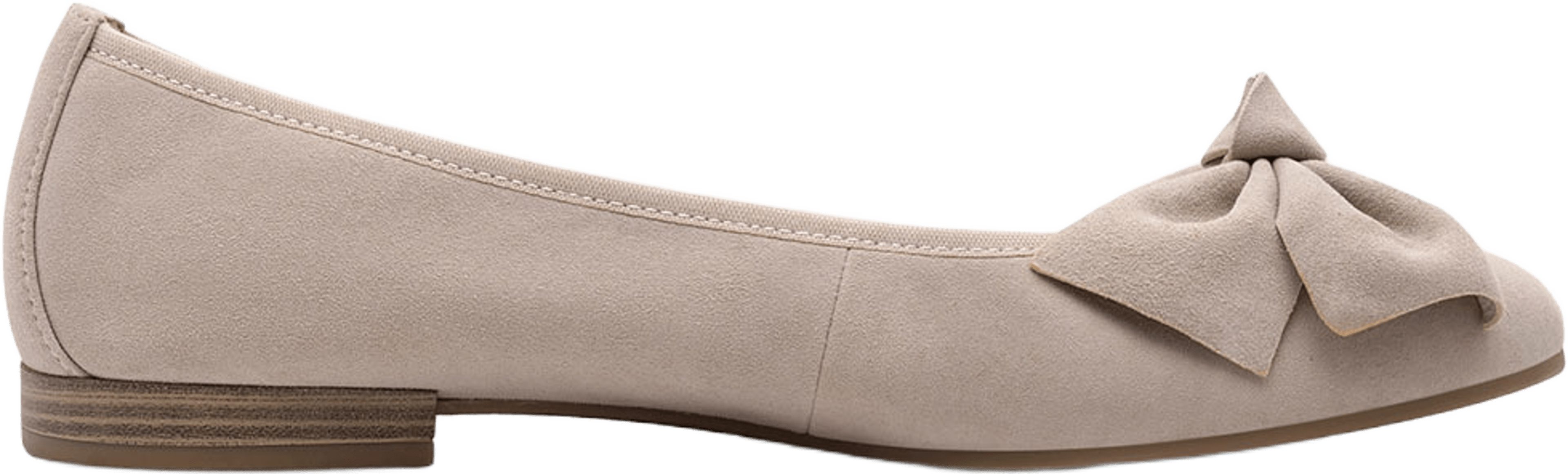Ballerina, från Tamaris, i färgen Taupe. Klicka för att öppna bilden i stort format