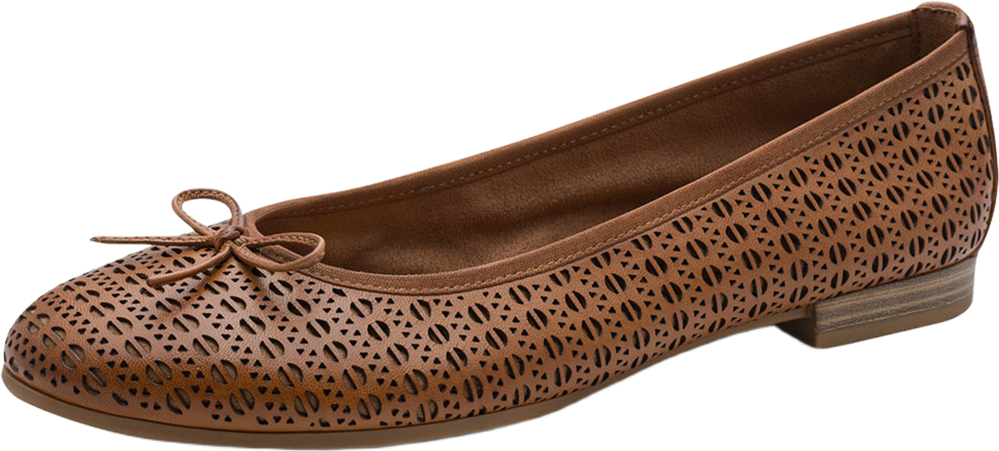 Ballerina, från Tamaris, i färgen Nut Structure. Klicka för att öppna bilden i stort format