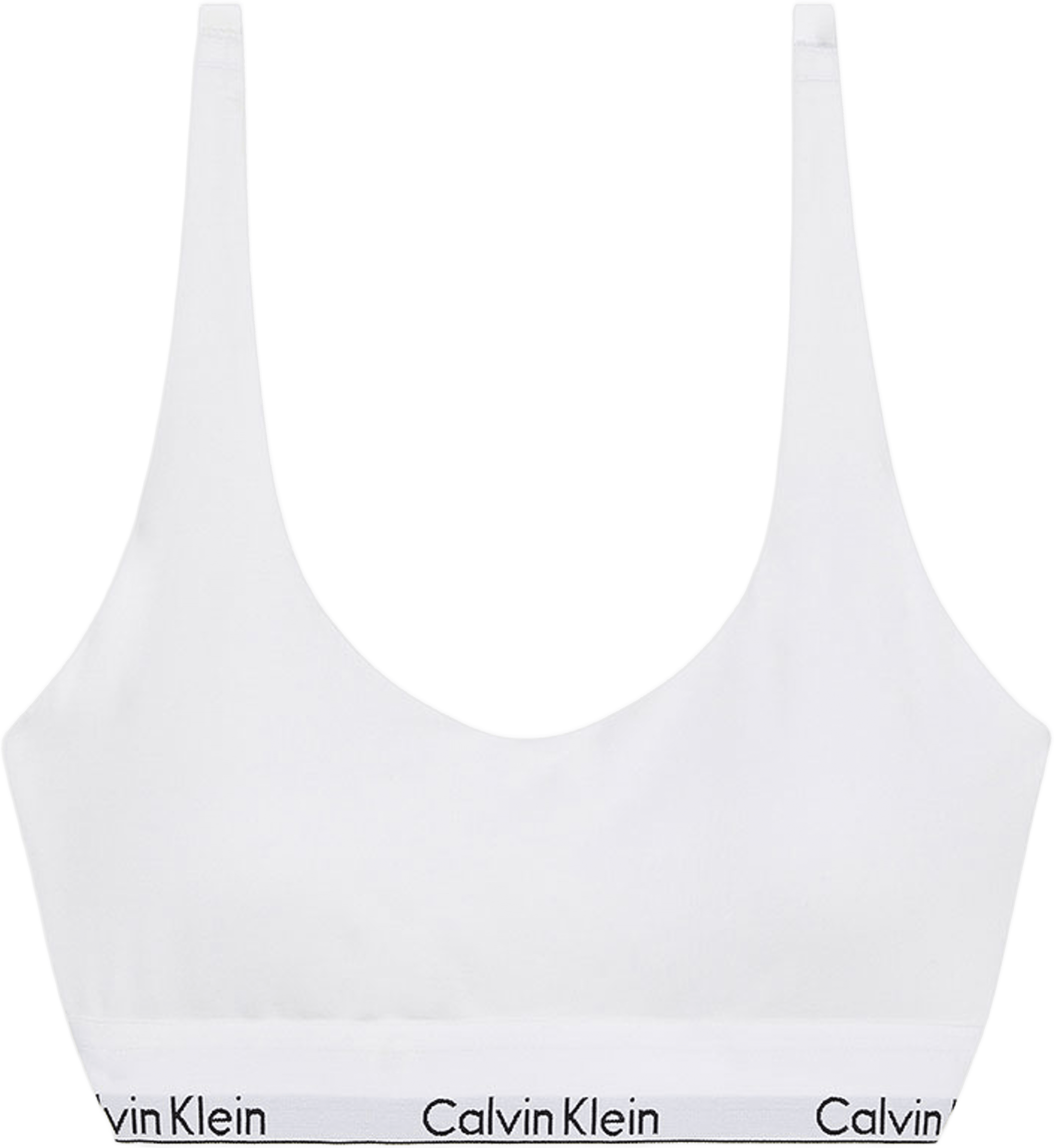 Underwear LIGHTLY LINED BRALETTE, från Calvin Klein, i färgen White. Klicka för att öppna bilden i stort format