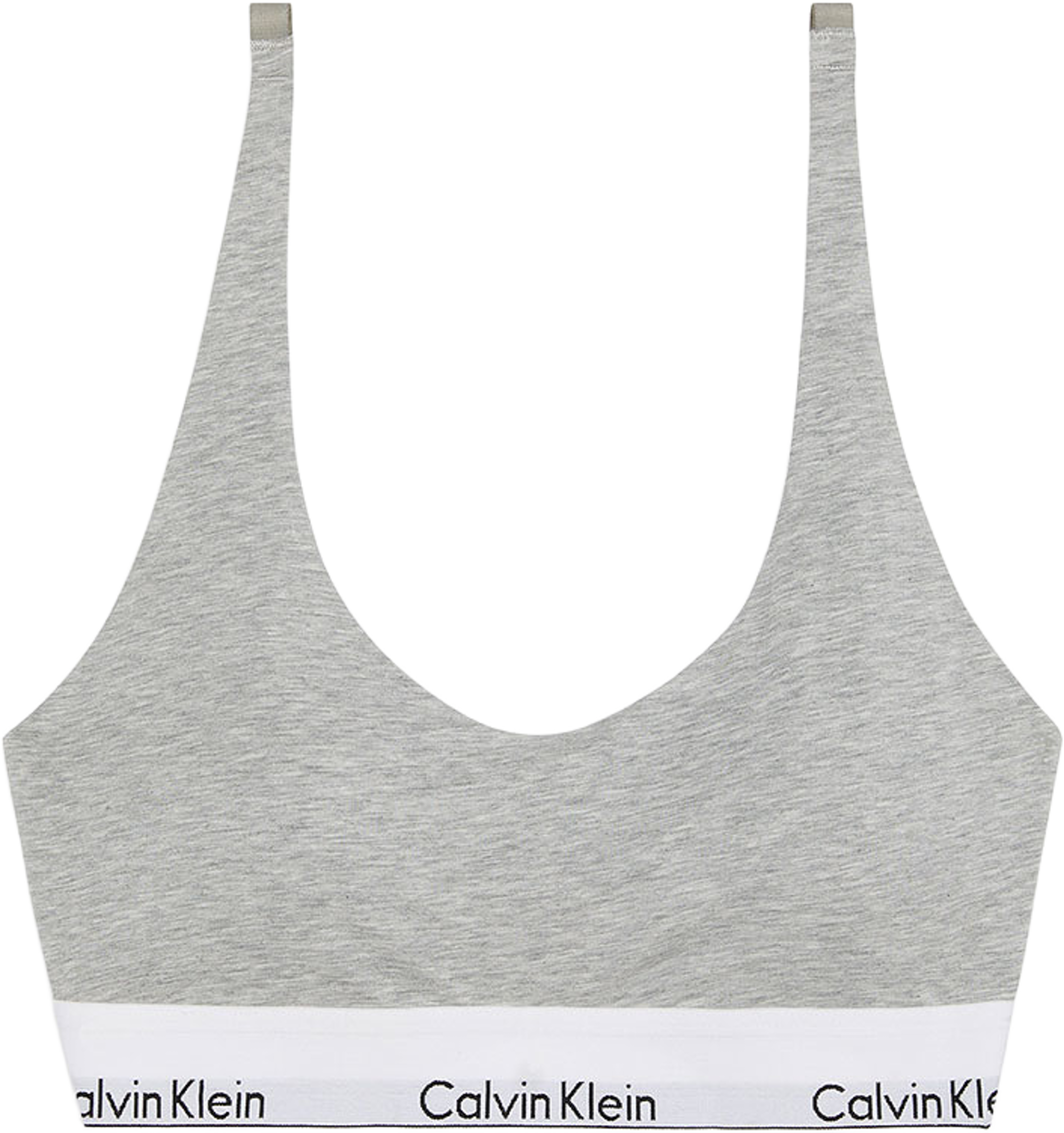 Underwear LIGHTLY LINED BRALETTE, från Calvin Klein, i färgen Grey Heather. Klicka för att öppna bilden i stort format